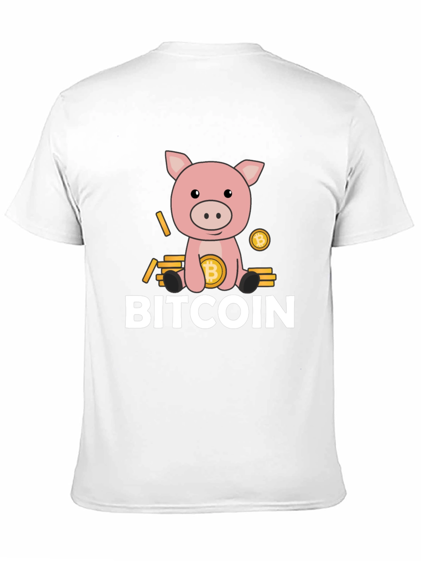 Bitcoin Pig T-Shirt - Crypto Design Tee