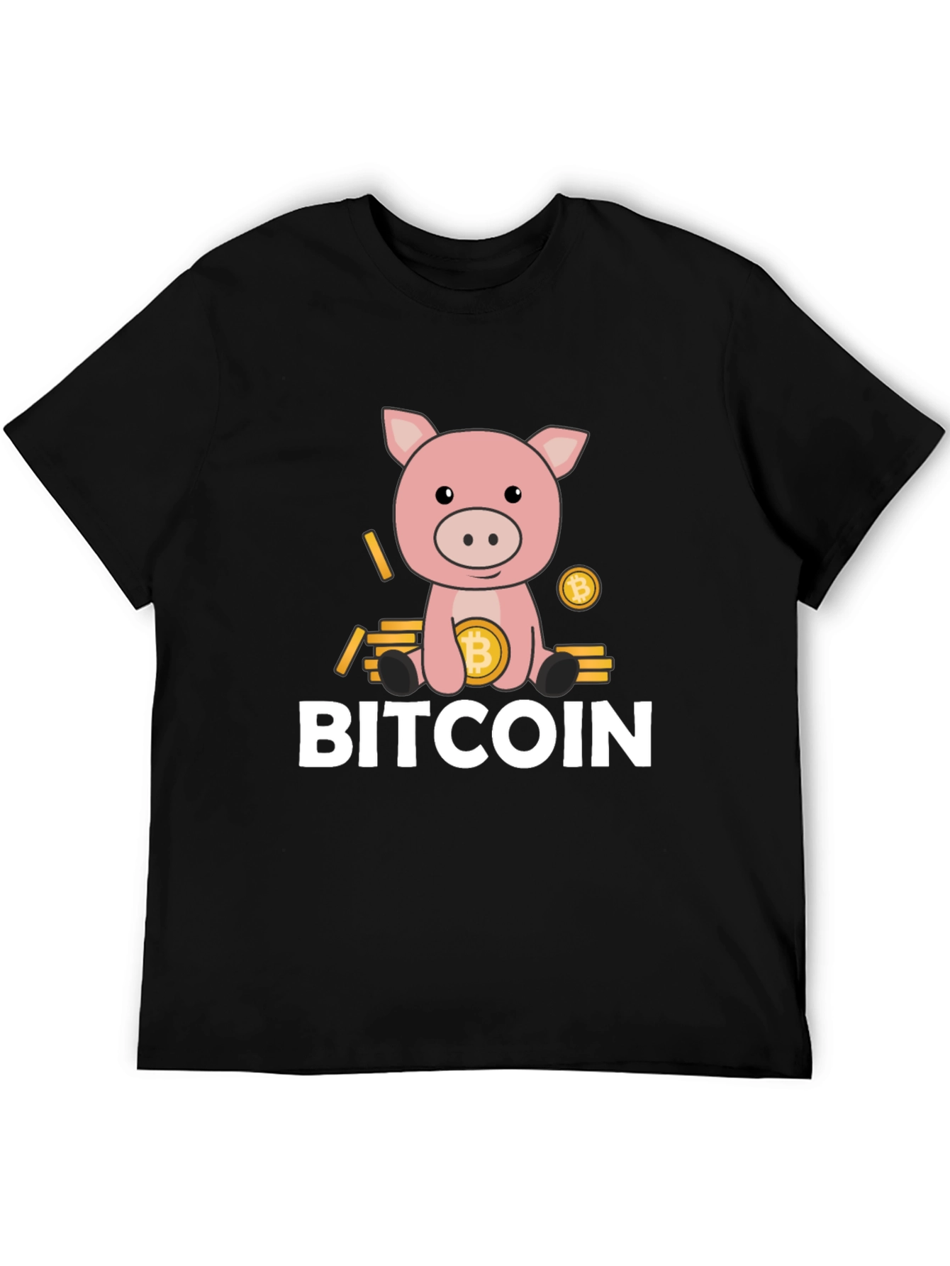 Bitcoin Pig T-Shirt - Crypto Design Tee