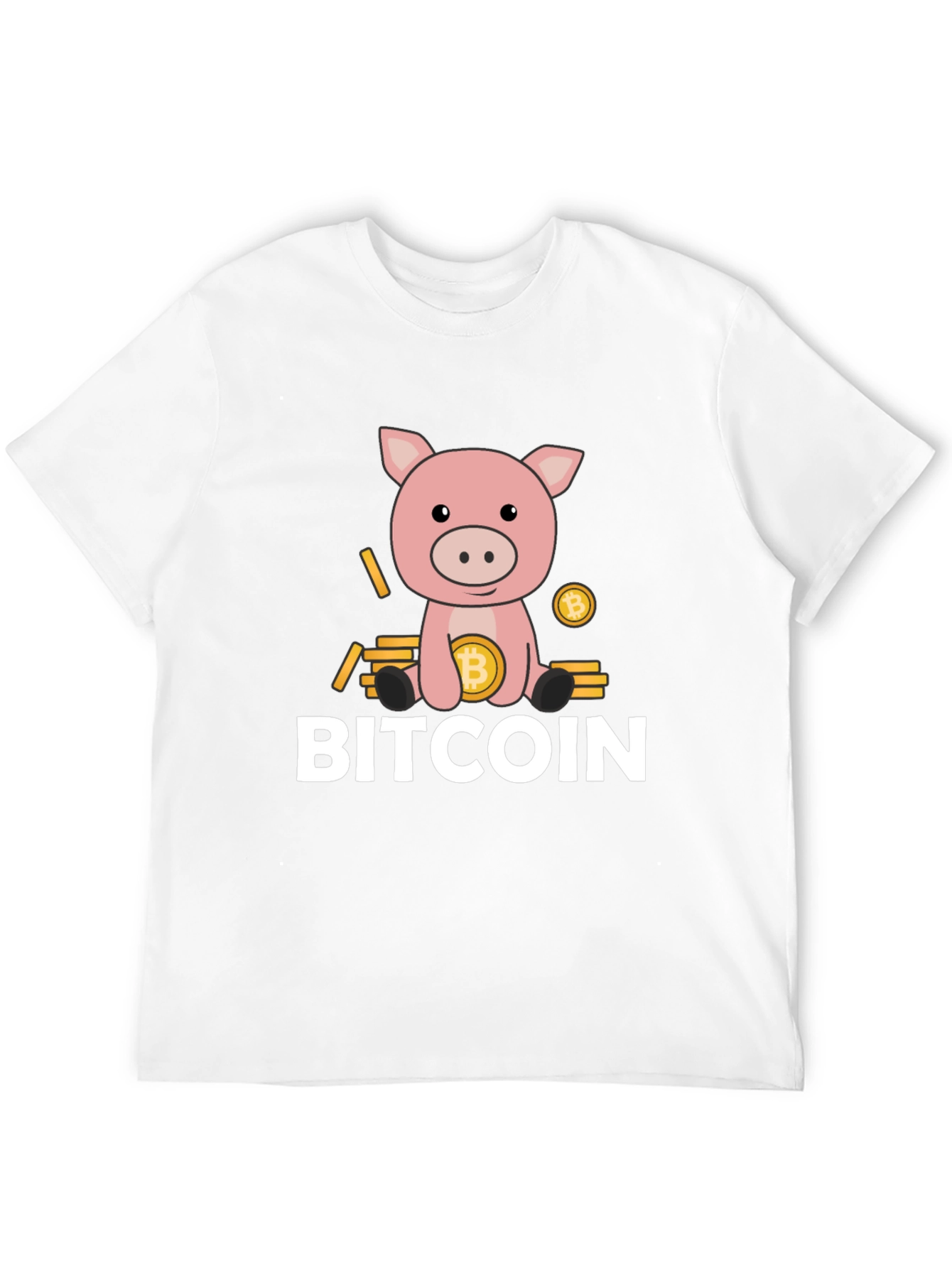 Bitcoin Pig T-Shirt - Crypto Design Tee