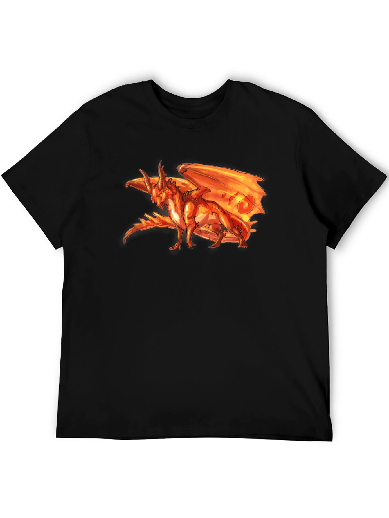 Black Dragon Graphic Tee - Mens Short Sleeve