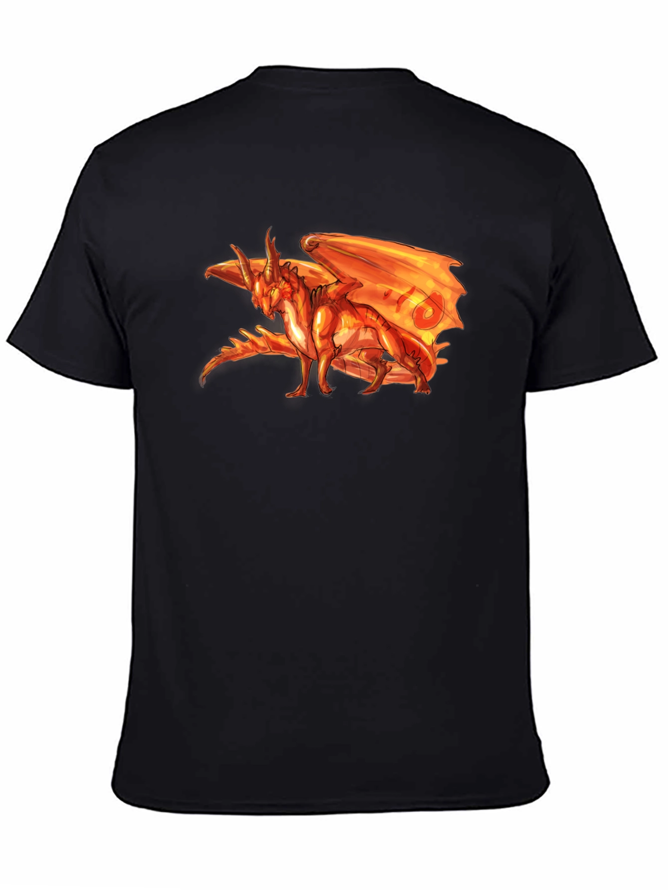 Black Dragon Graphic Tee - Mens Short Sleeve