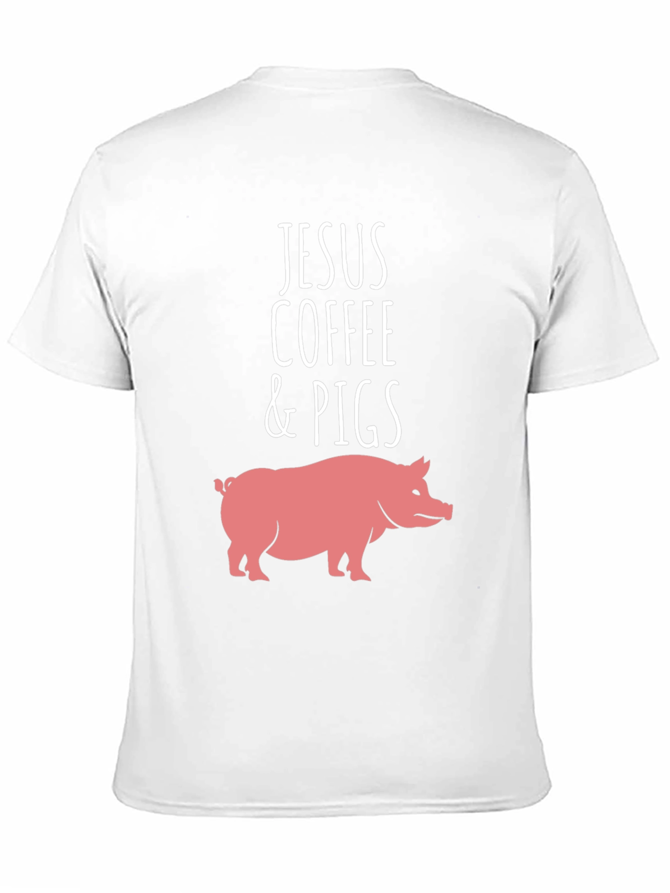Jesus Coffee & Pigs Graphic Tee