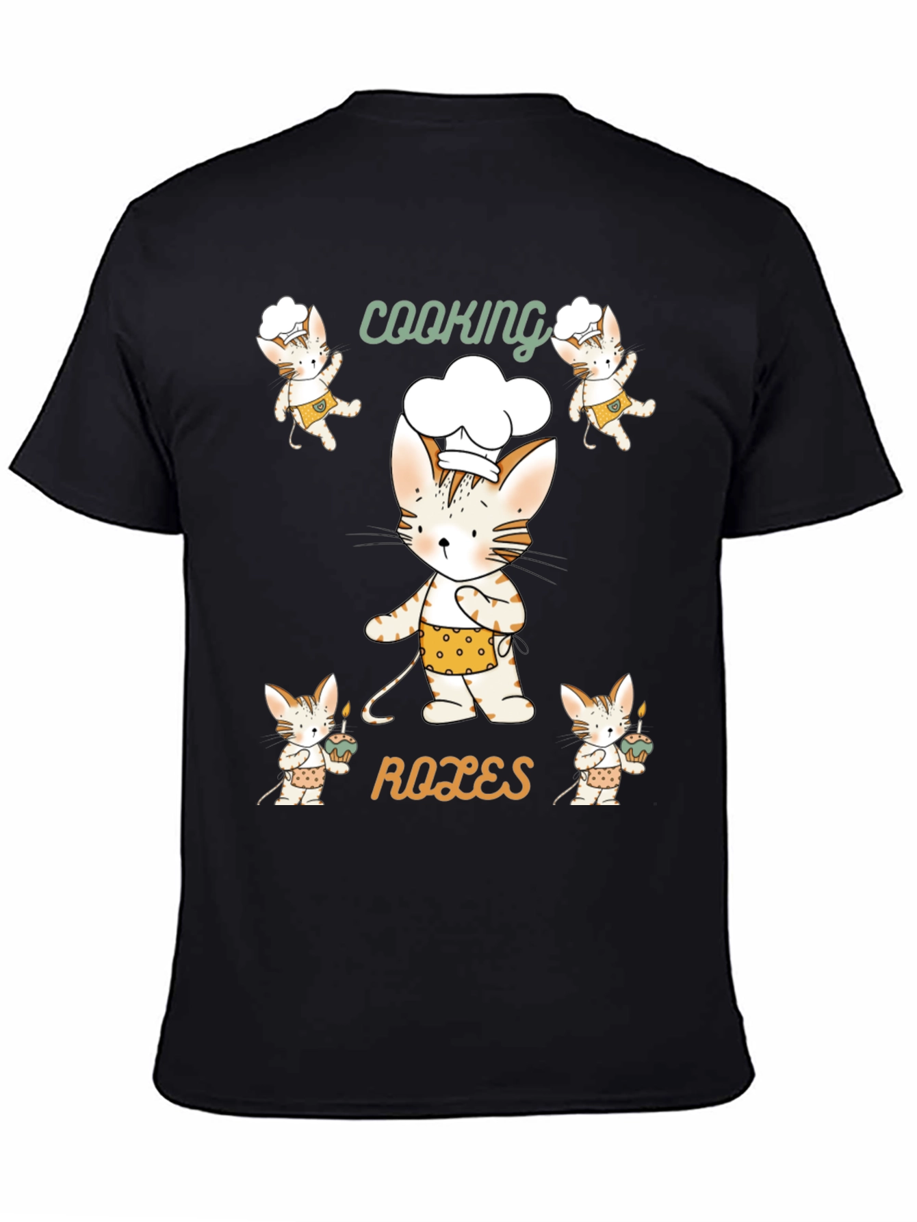 Cooking Roles Cat T-Shirt Chef Kitten Tee