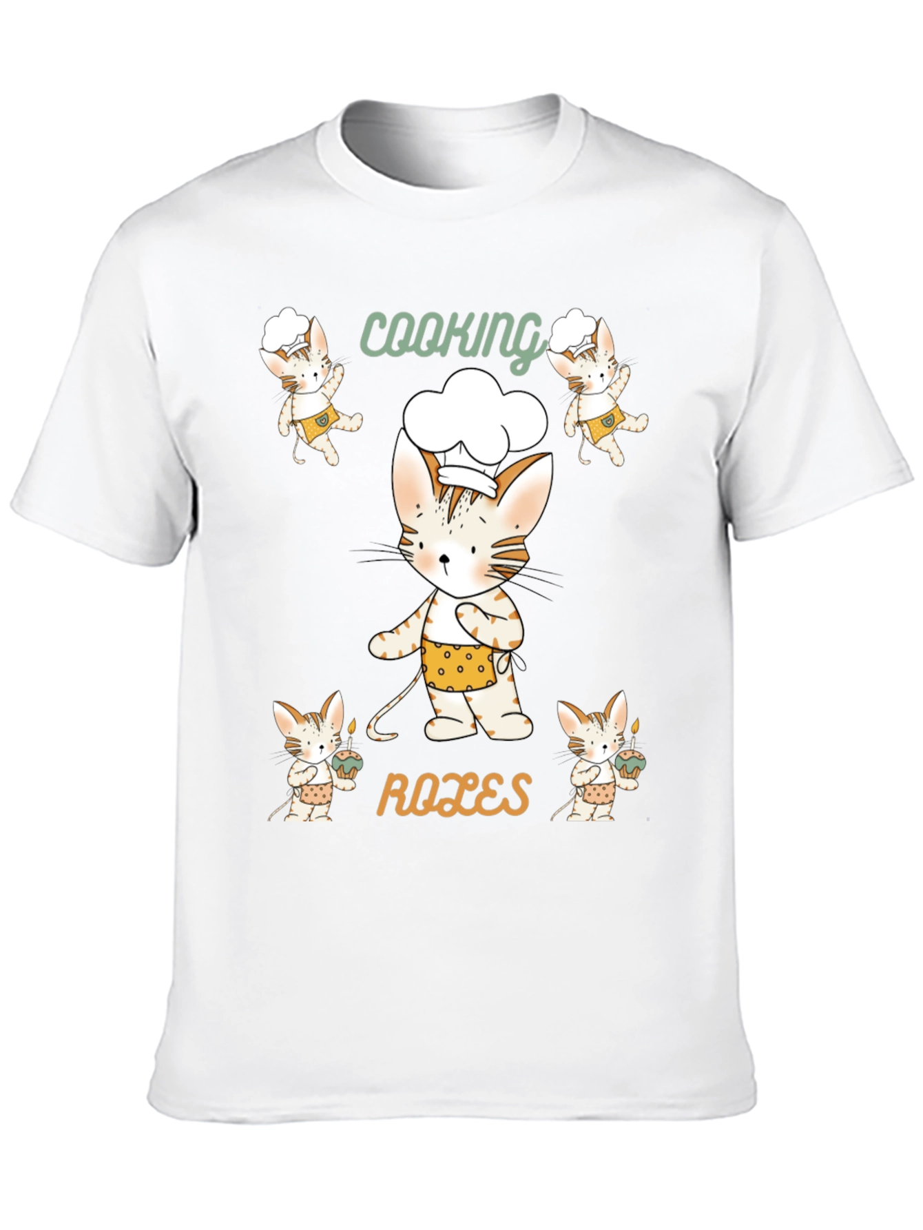 Cooking Roles Cat T-Shirt Chef Kitten Tee