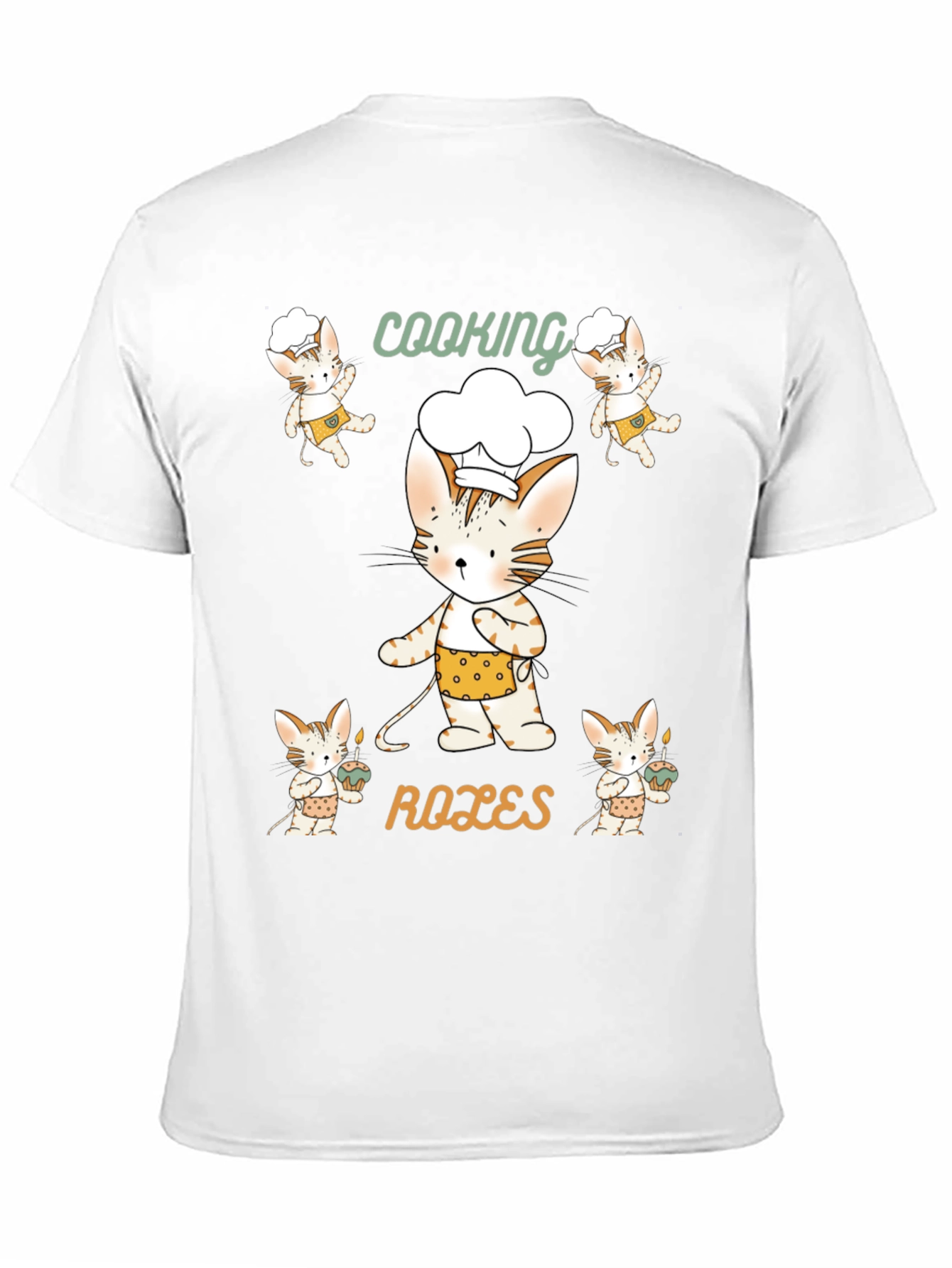 Cooking Roles Cat T-Shirt Chef Kitten Tee