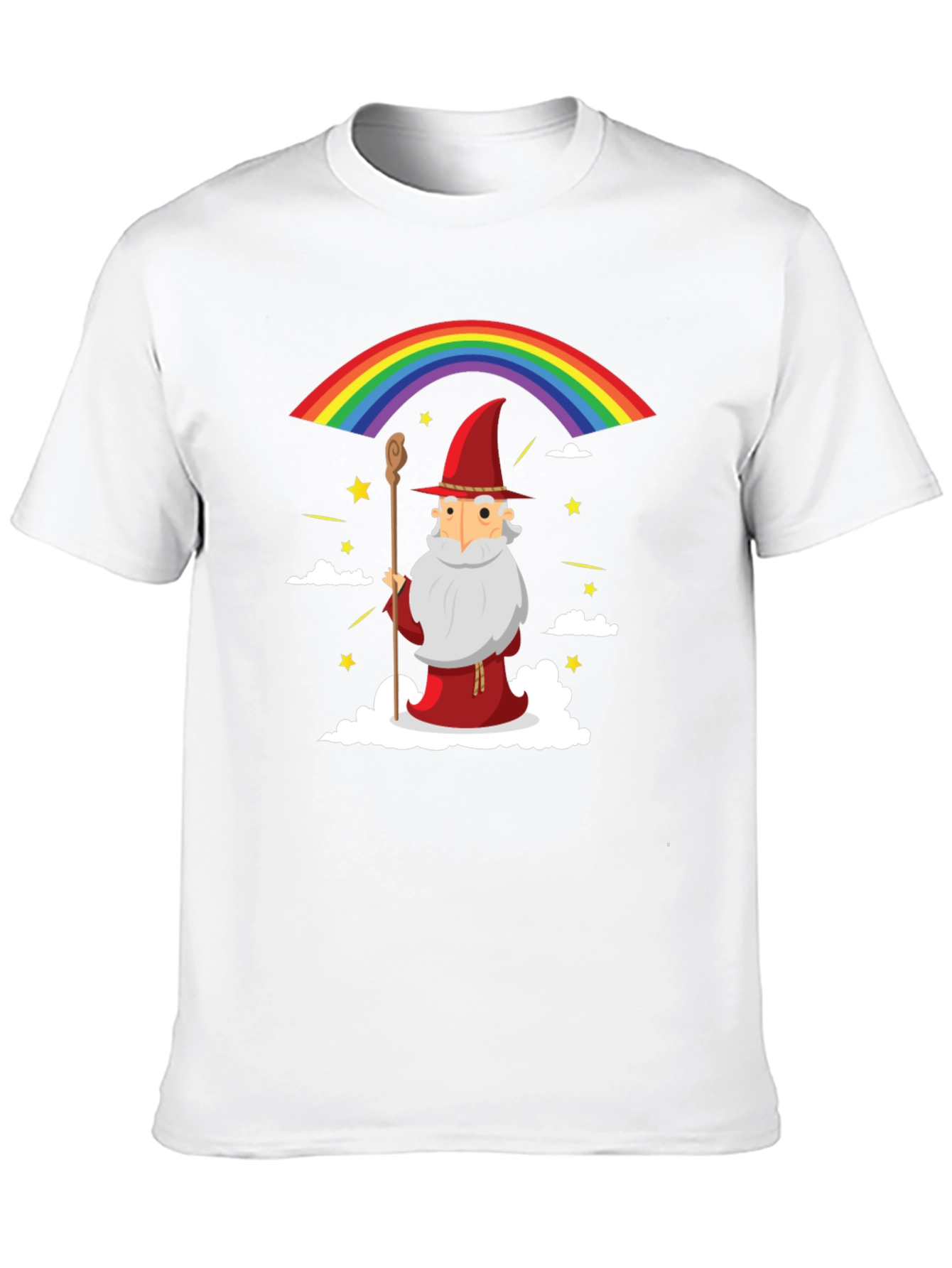 Wizard Rainbow Graphic T-Shirt