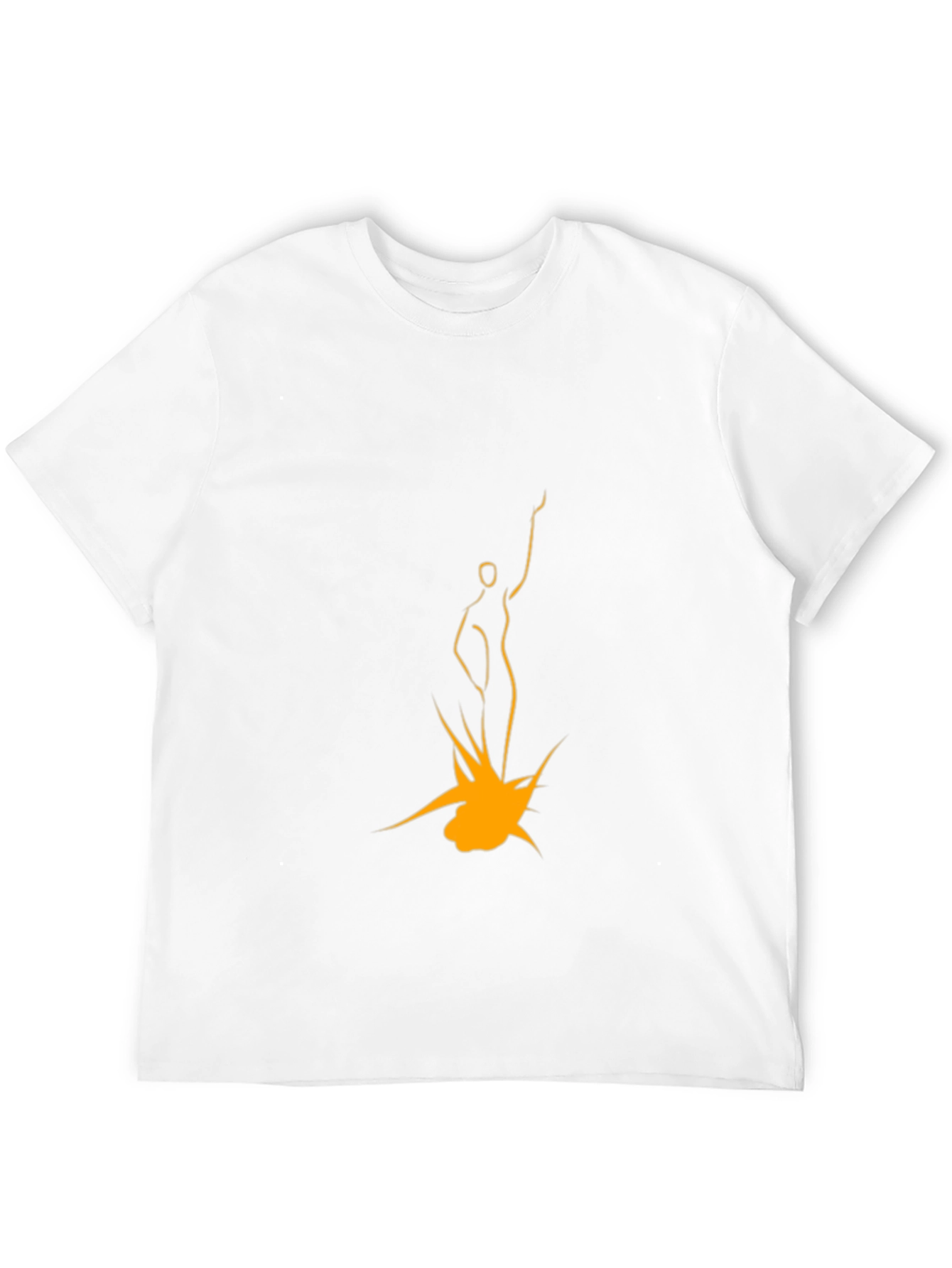 Modern Art Graphic T-Shirt - Black