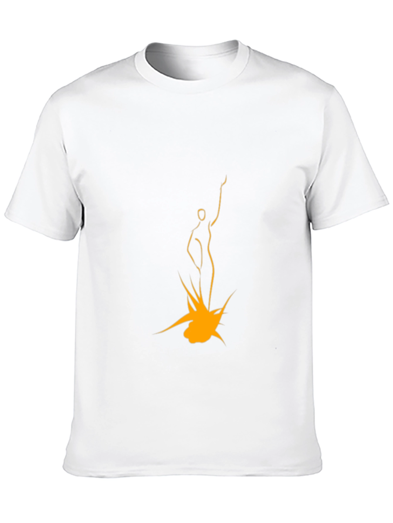 Modern Art Graphic T-Shirt - Black