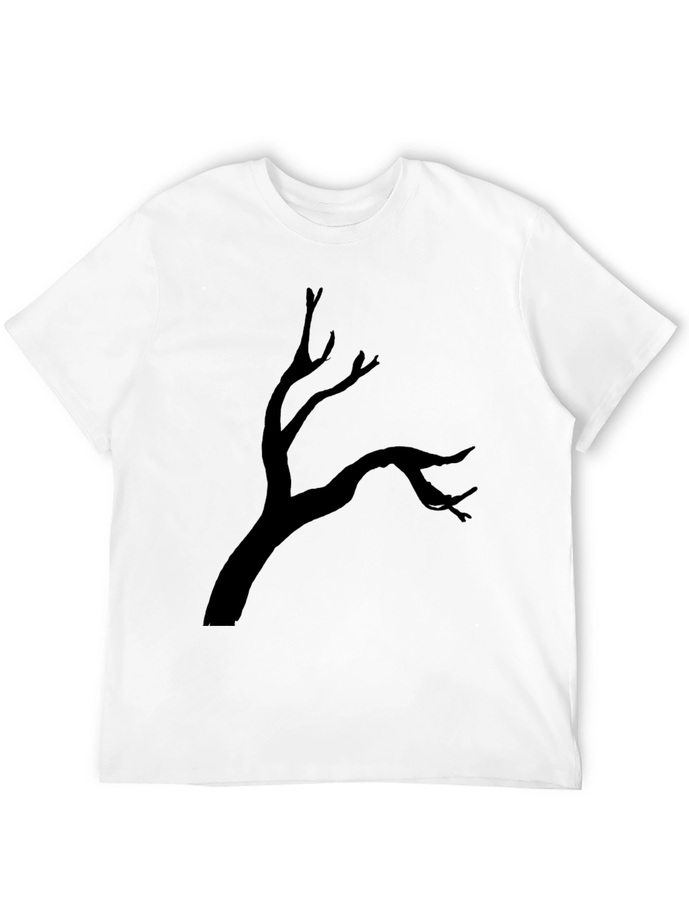 Spooky Tree Graphic Black T-Shirt