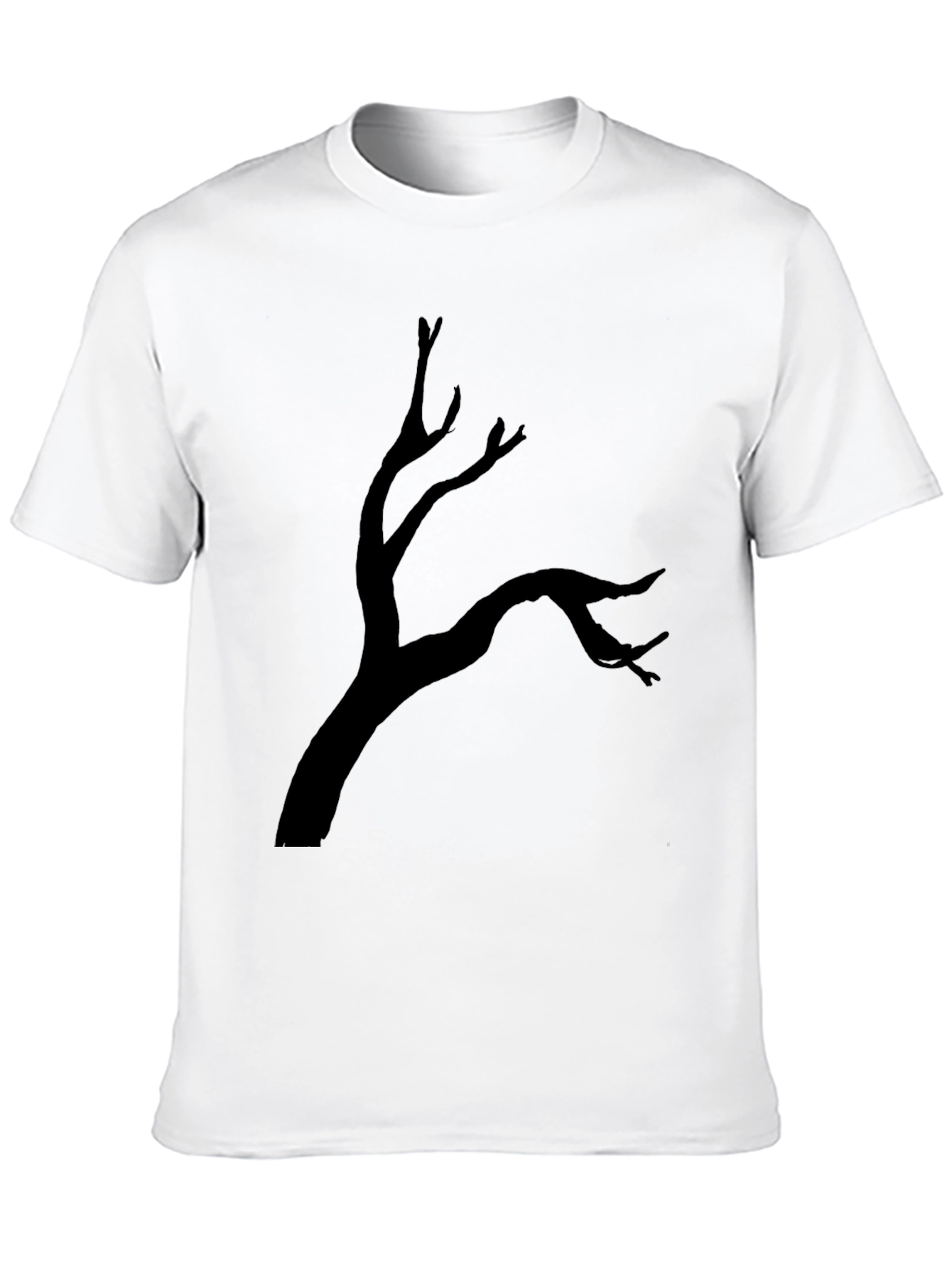 Spooky Tree Graphic Black T-Shirt