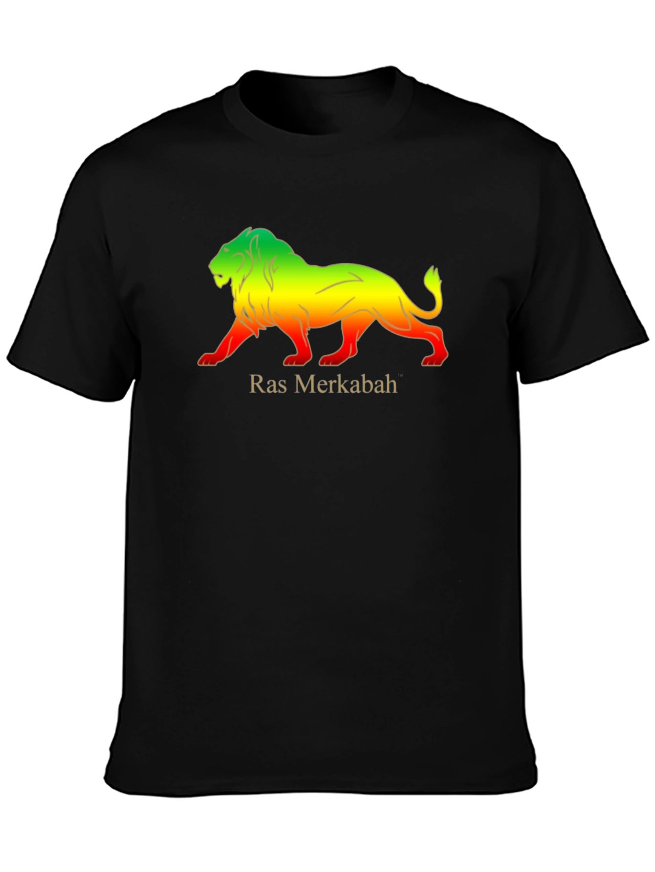 Ras Merkabah Lion Graphic T-Shirt