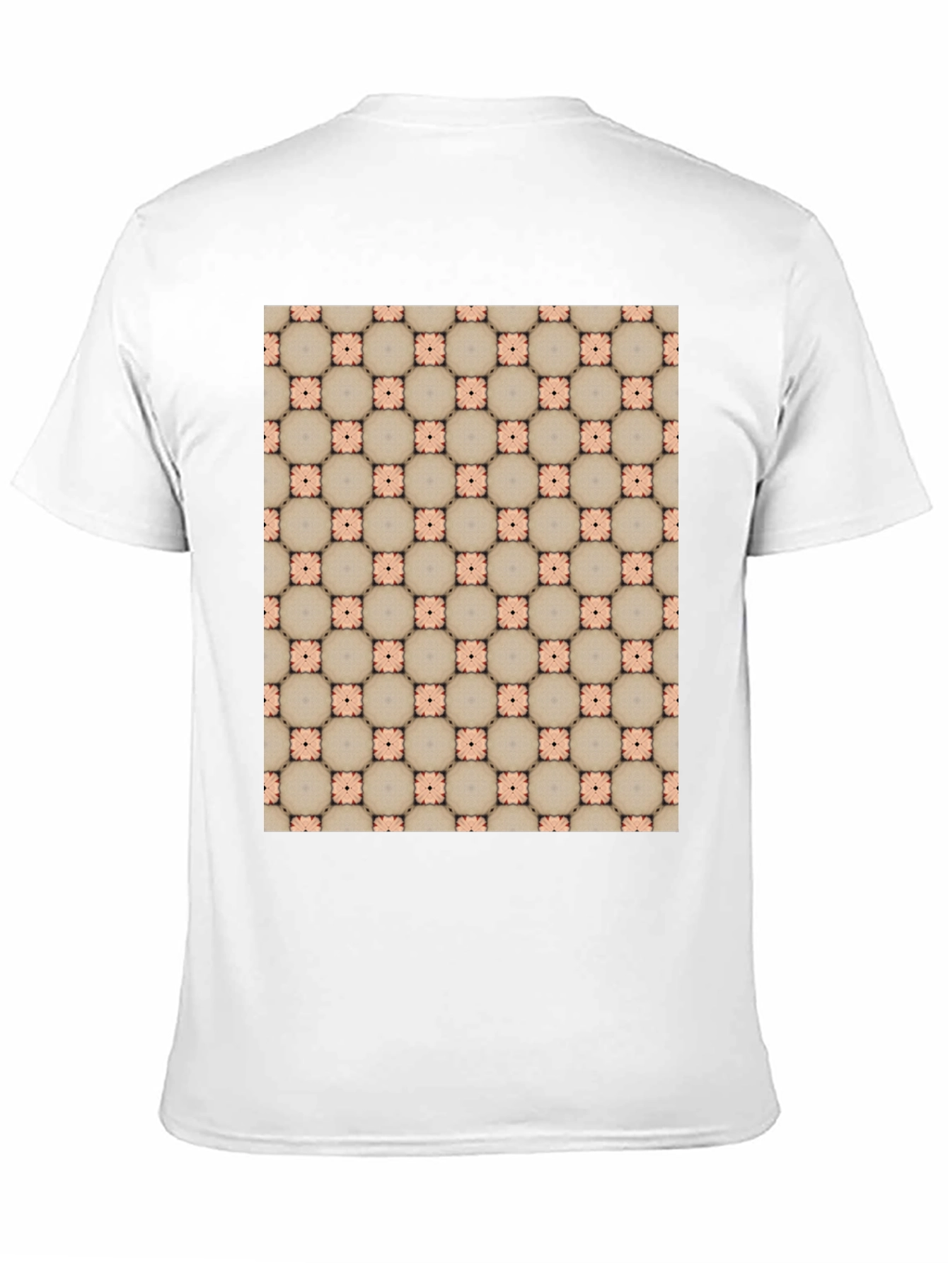 Patterned Black T-Shirt