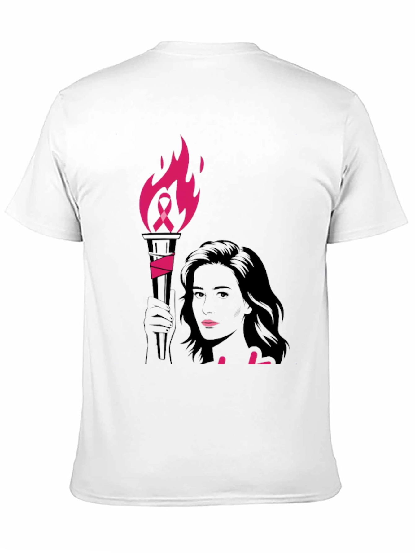 Breast Cancer Awareness Torch T-Shirt