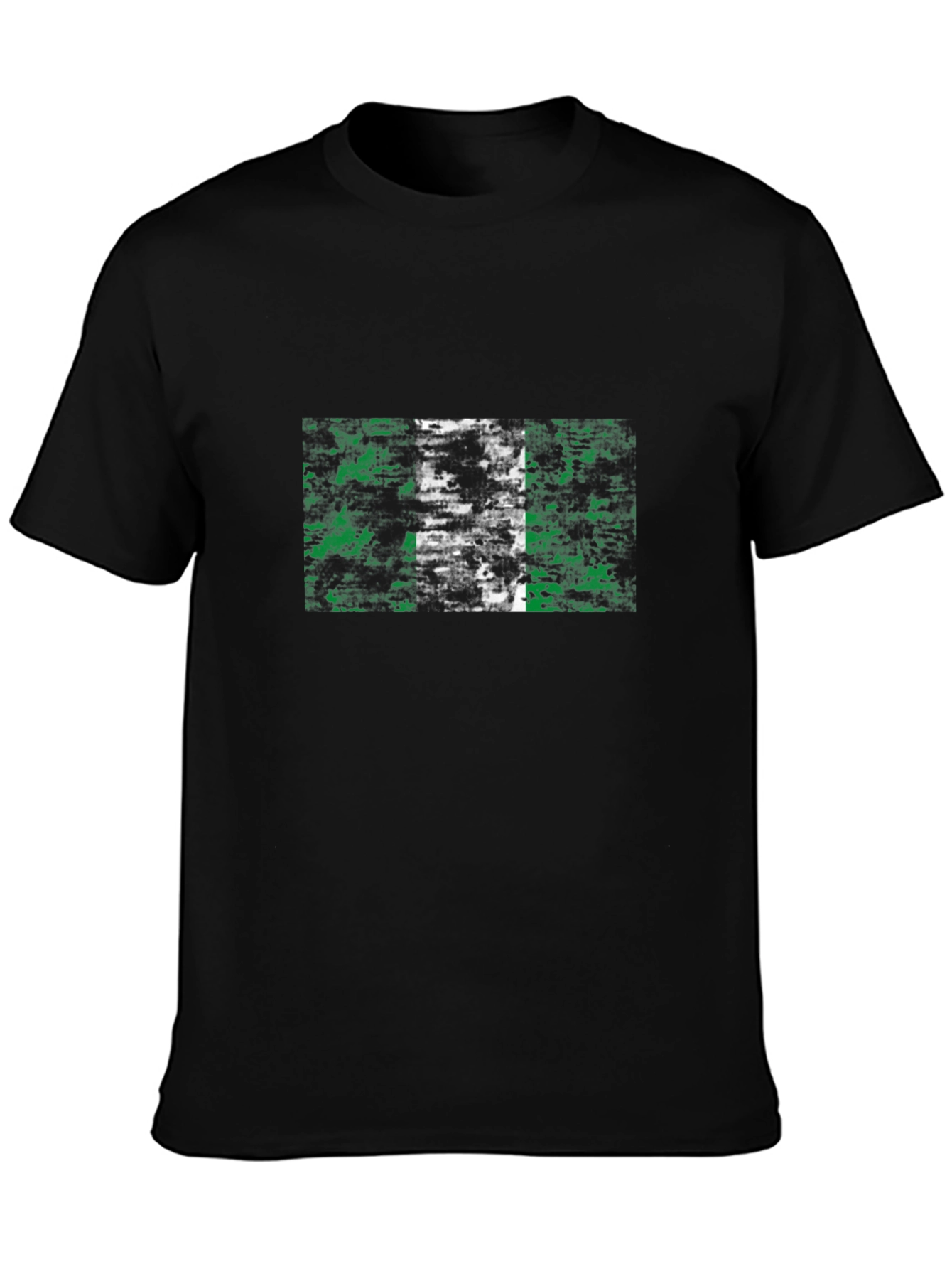 Nigeria Flag Grunge T-Shirt