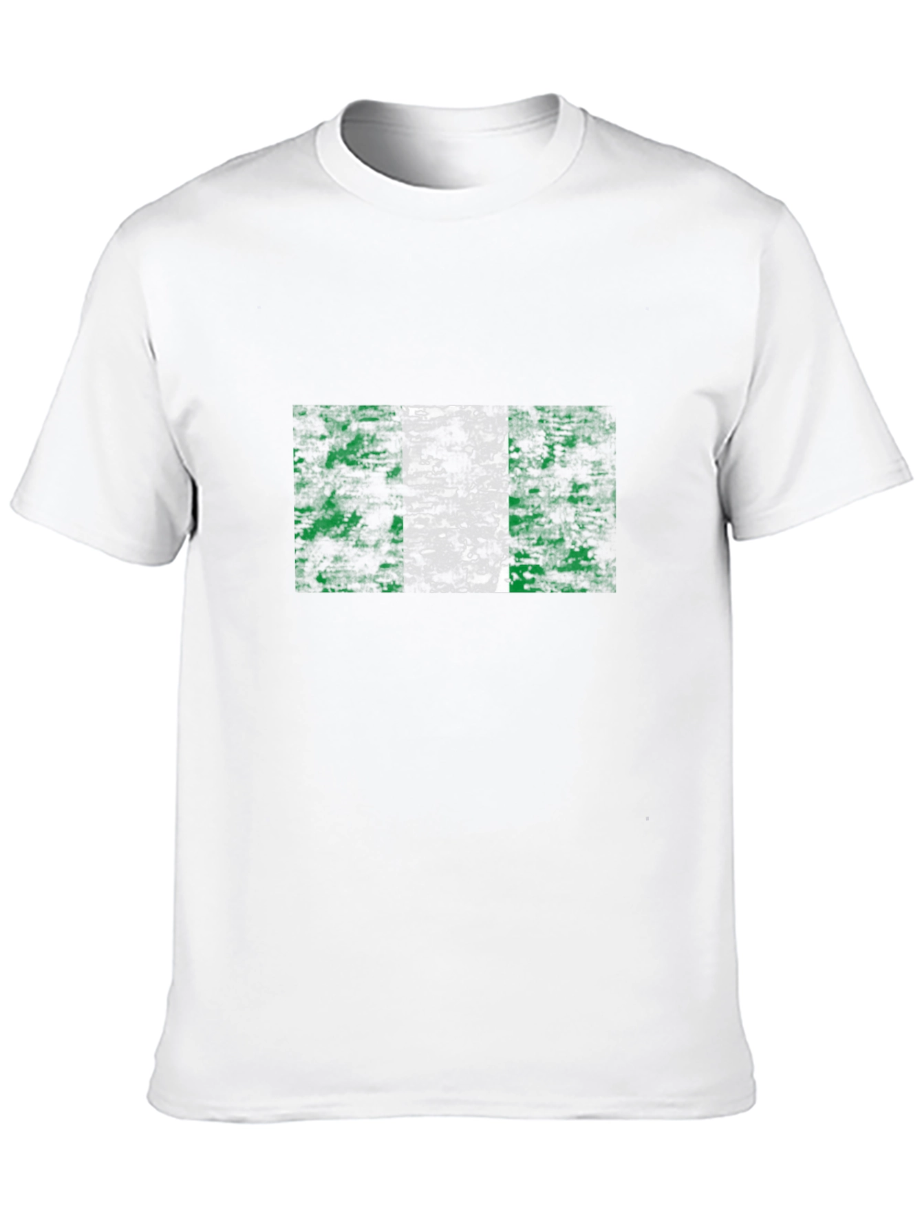 Nigeria Flag Grunge T-Shirt
