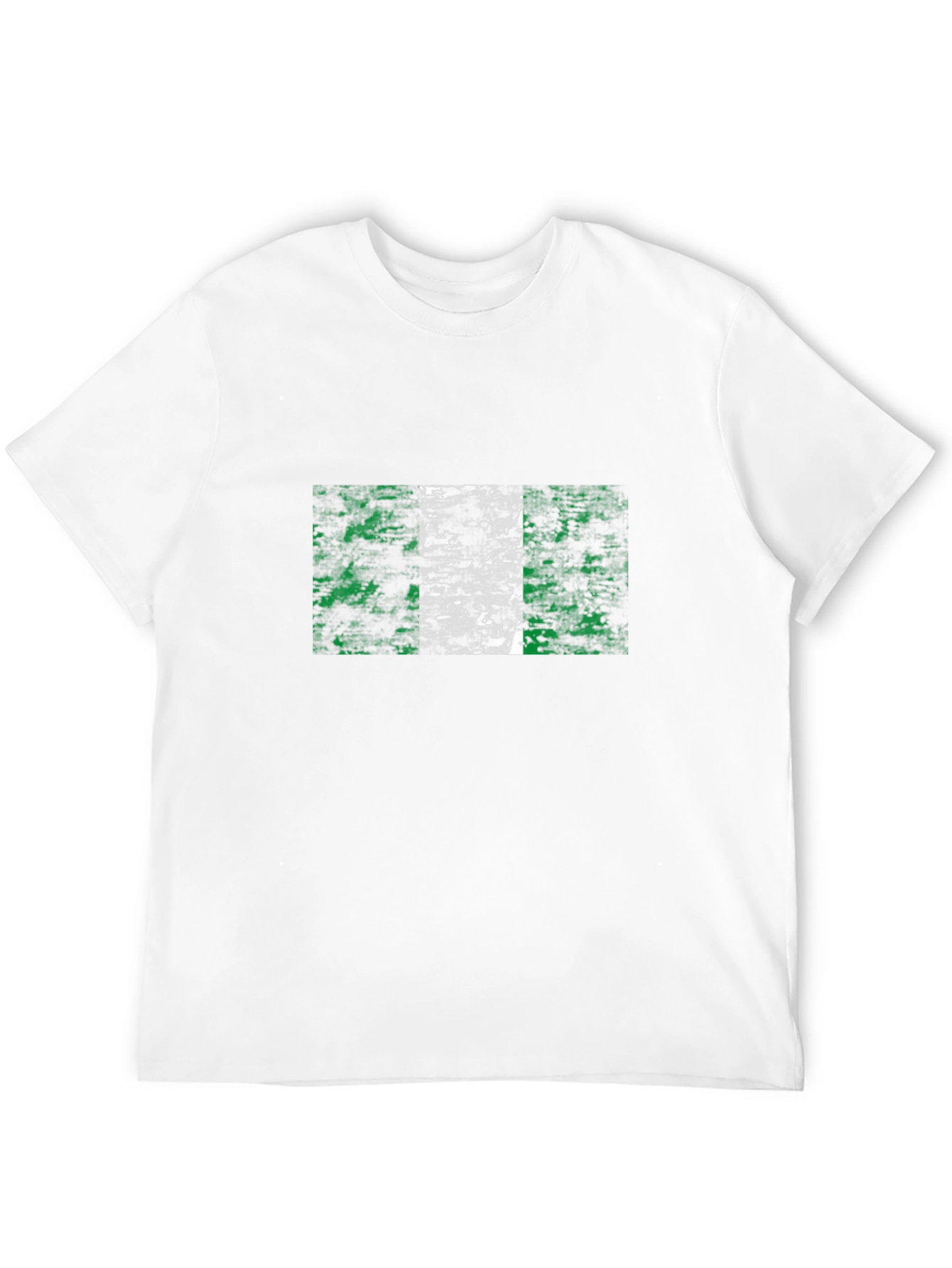 Nigeria Flag Grunge T-Shirt