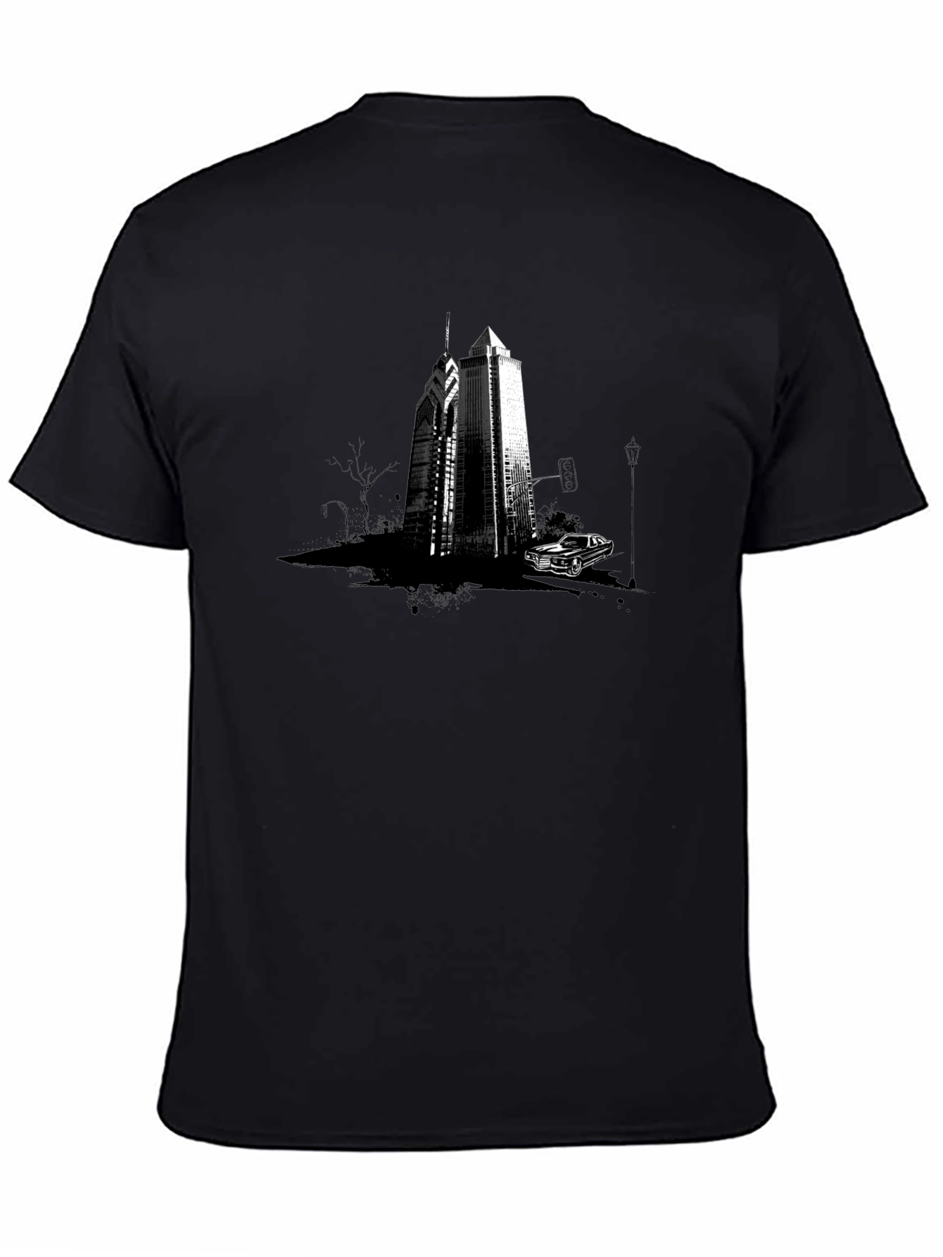 Cityscape Graphic Tee - Modern Streetwear Style