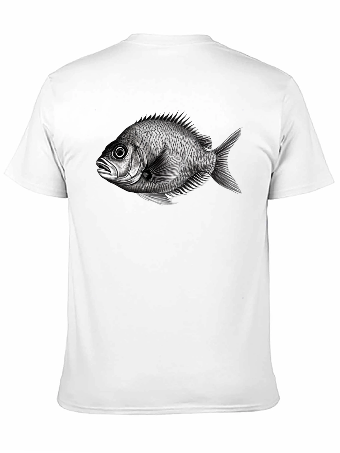 Black Fish Graphic Tee - Unique Print T-Shirt