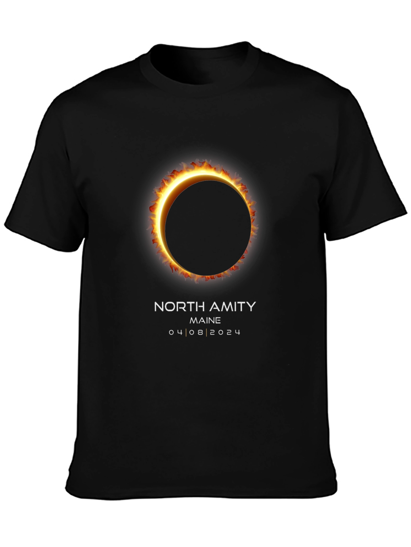 North Amity Maine Eclipse T-Shirt