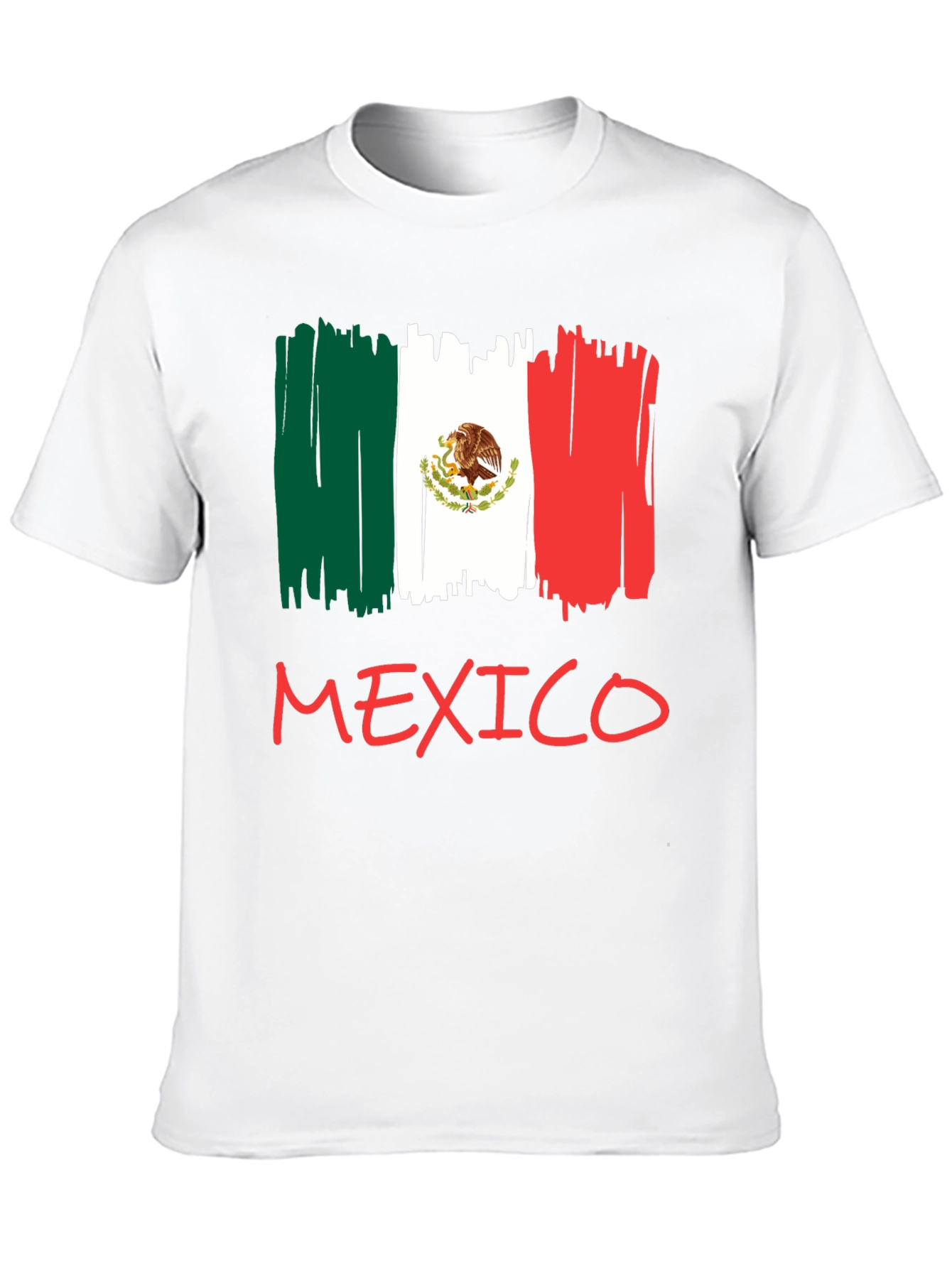 Mexico Flag T-Shirt - Black