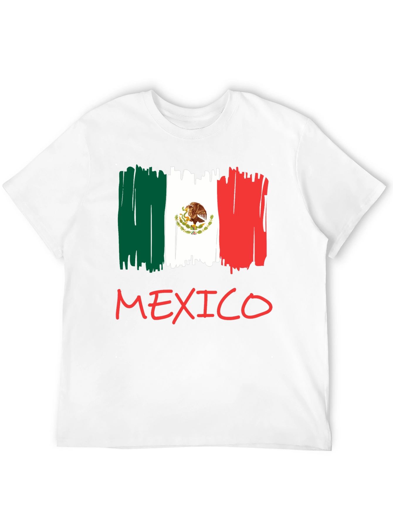 Mexico Flag T-Shirt - Black