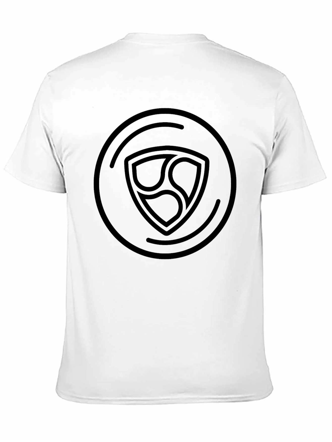 Black NEM Logo Graphic Tee - Crypto Fashion