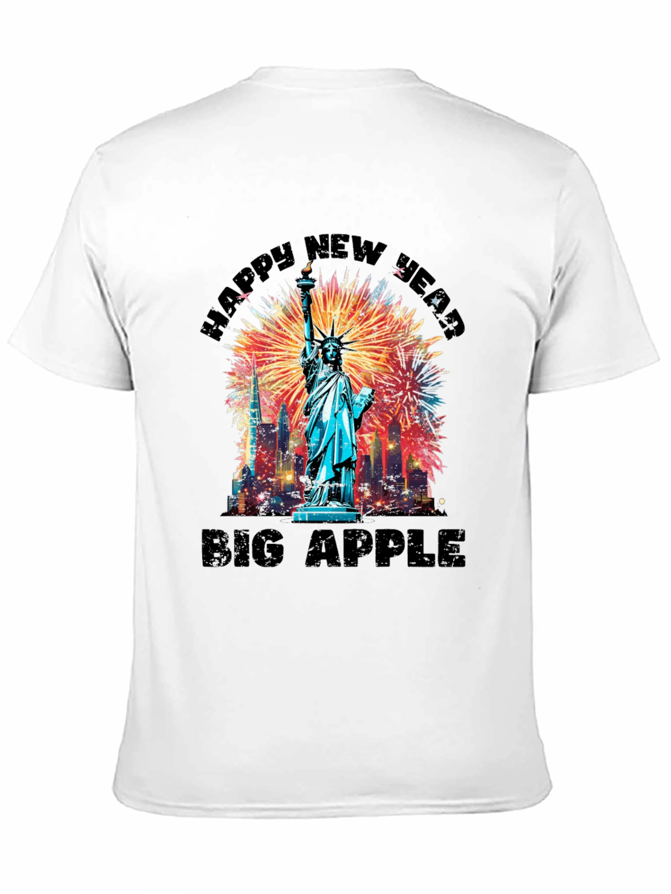 Happy New Year Big Apple T-Shirt