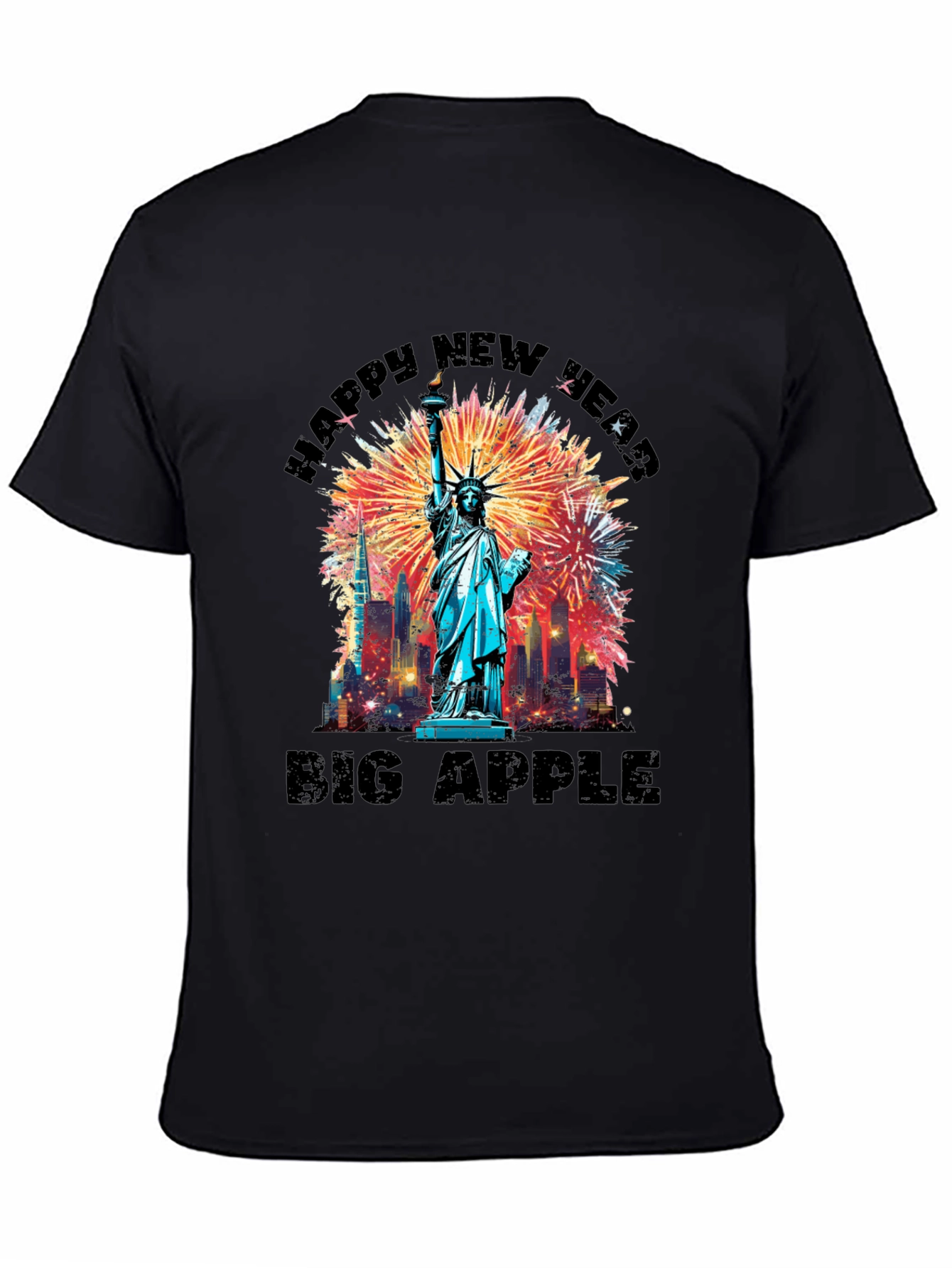 Happy New Year Big Apple T-Shirt