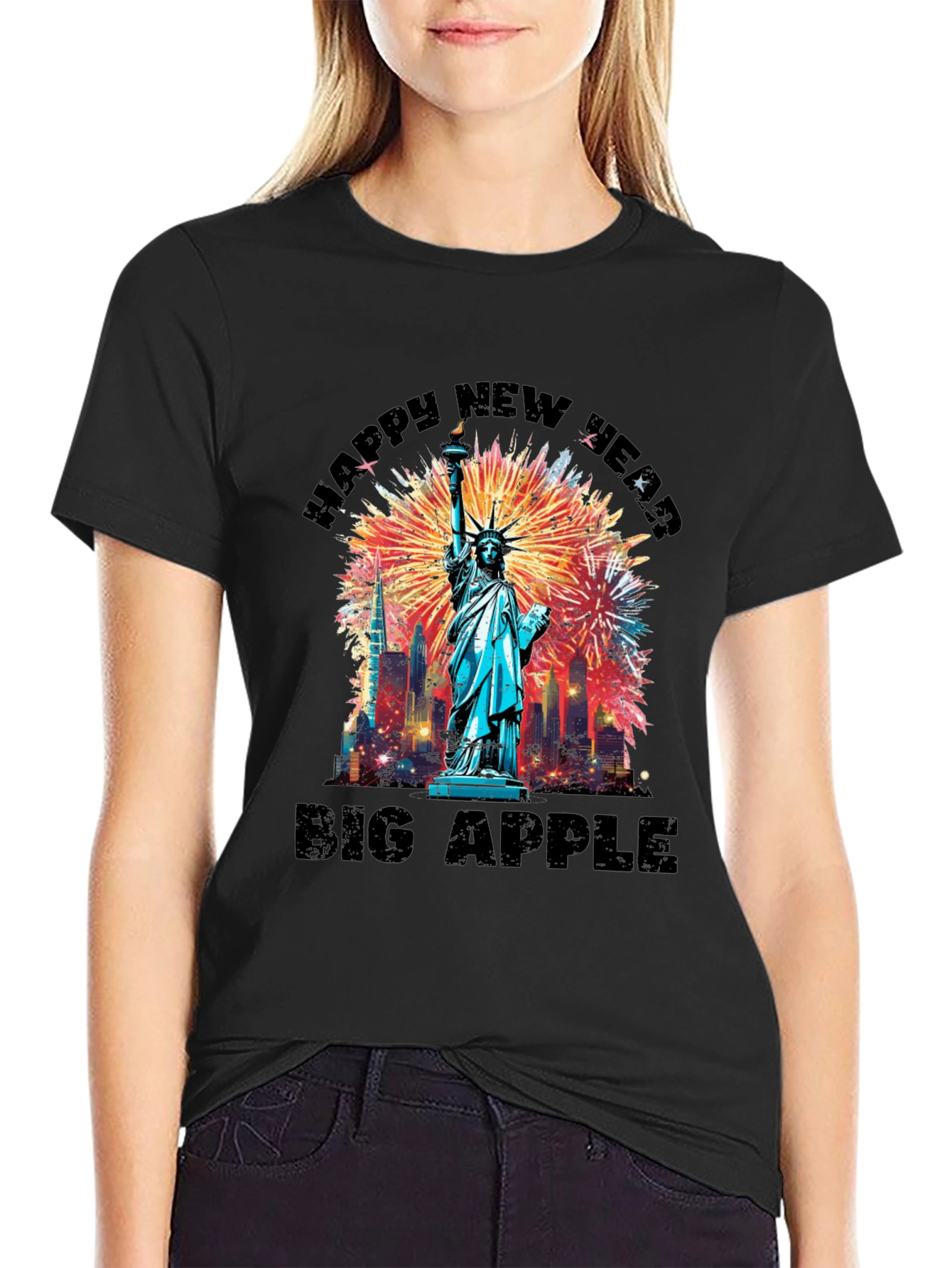 Happy New Year Big Apple T-Shirt