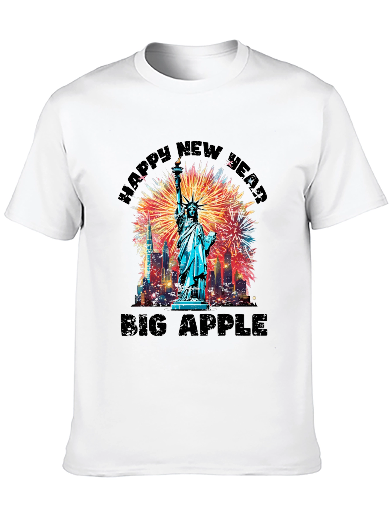Happy New Year Big Apple T-Shirt