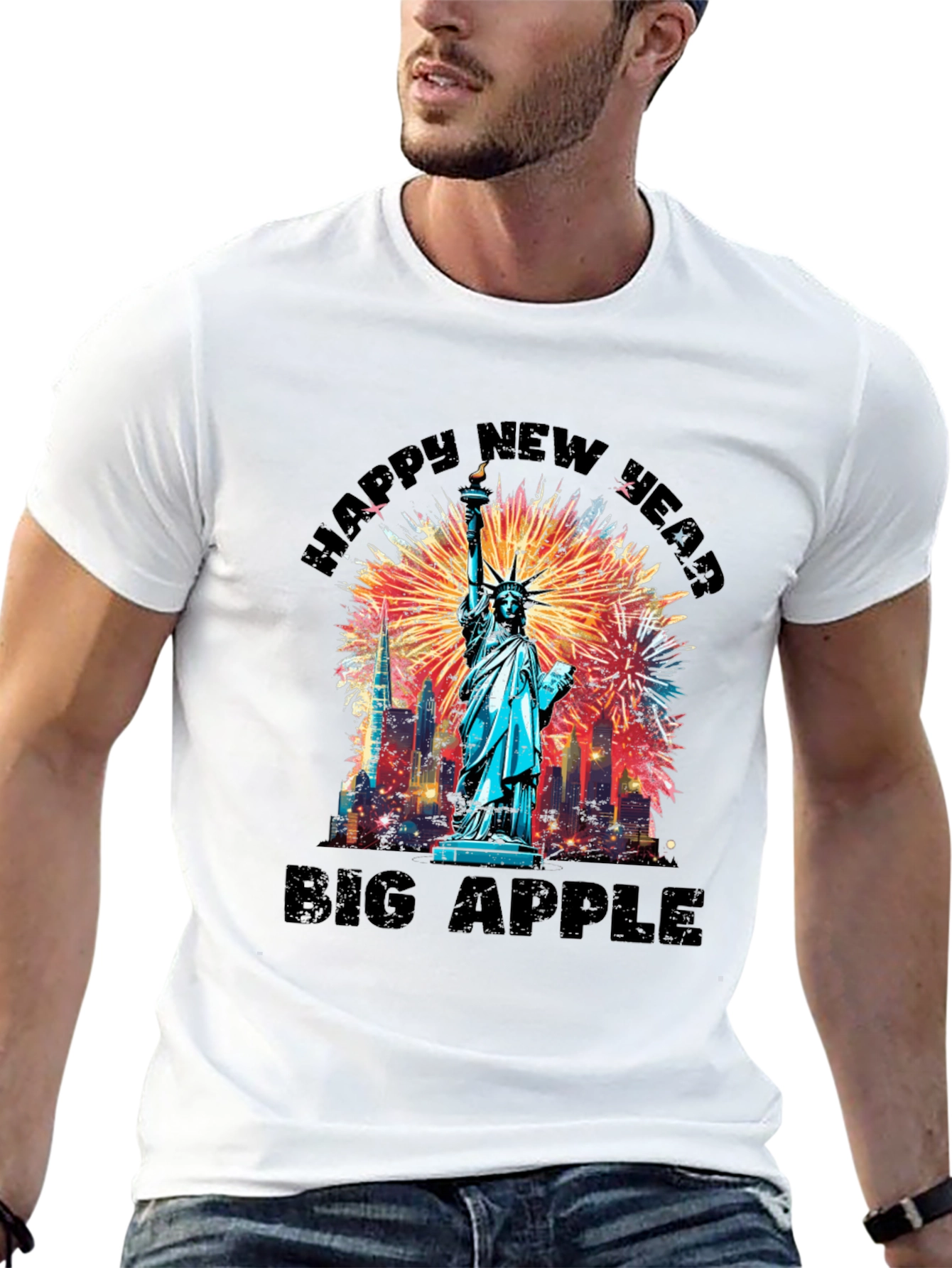 Happy New Year Big Apple T-Shirt