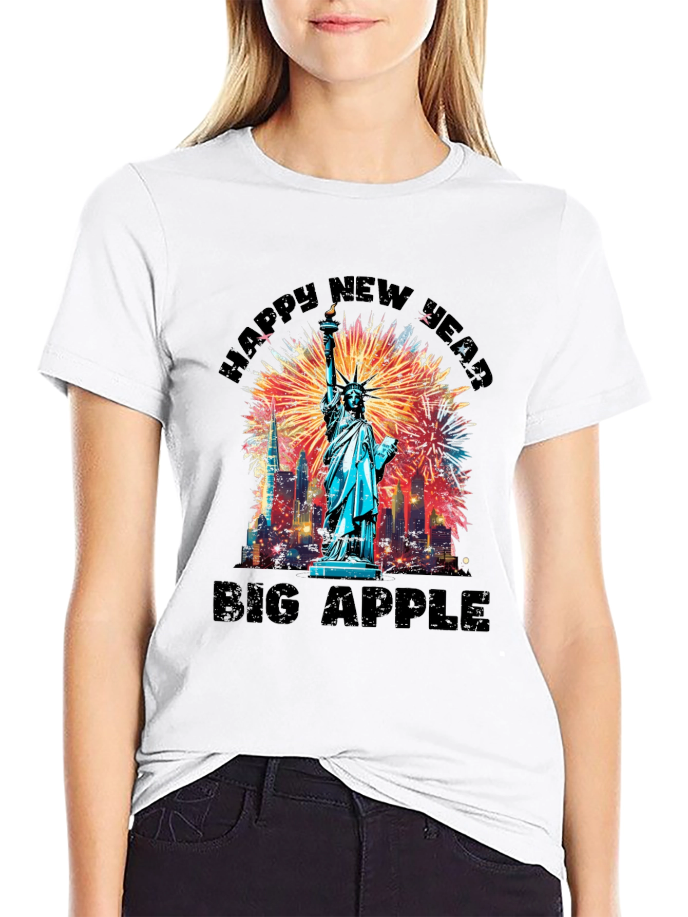 Happy New Year Big Apple T-Shirt