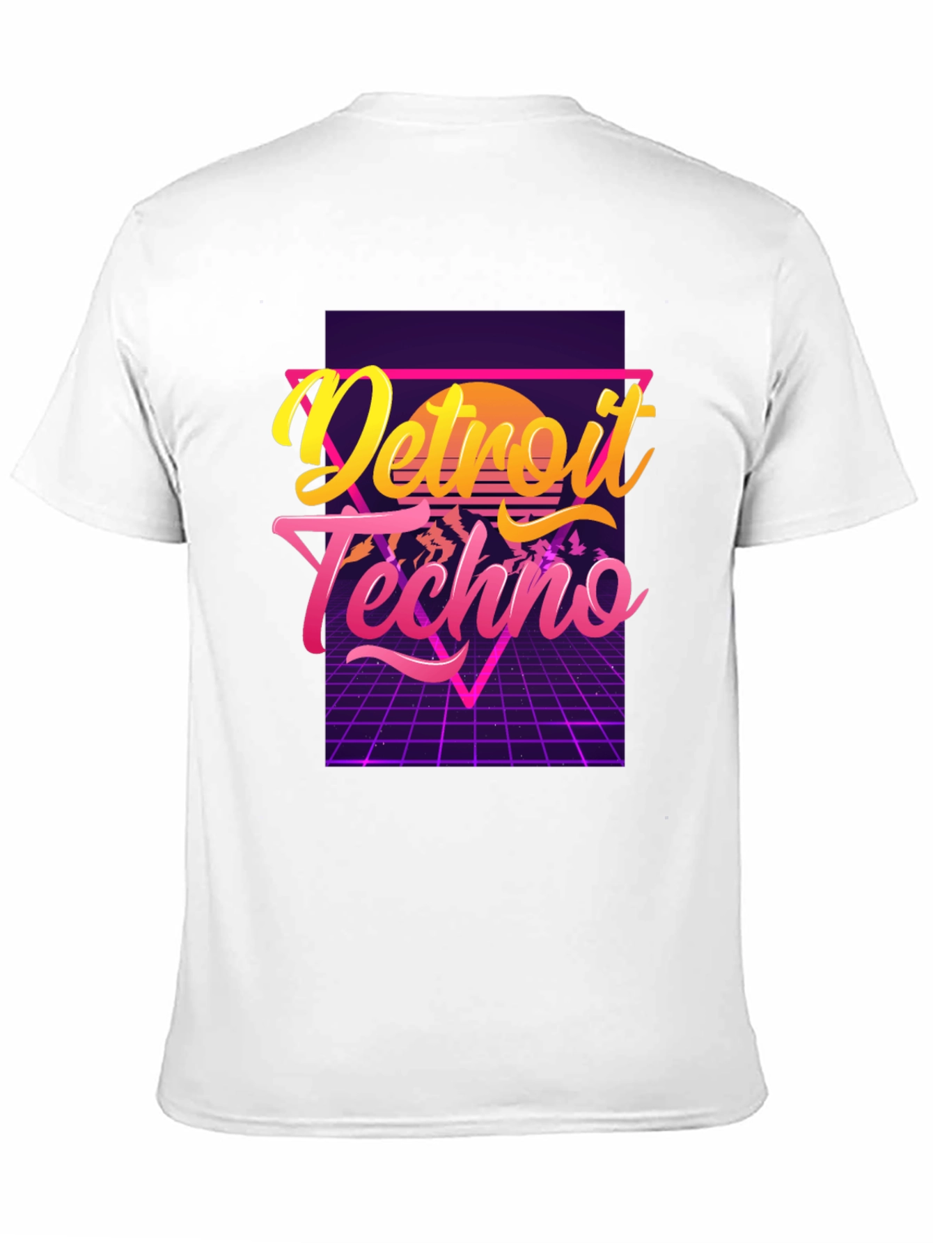 Detroit Techno T-Shirt 80s Synthwave Design