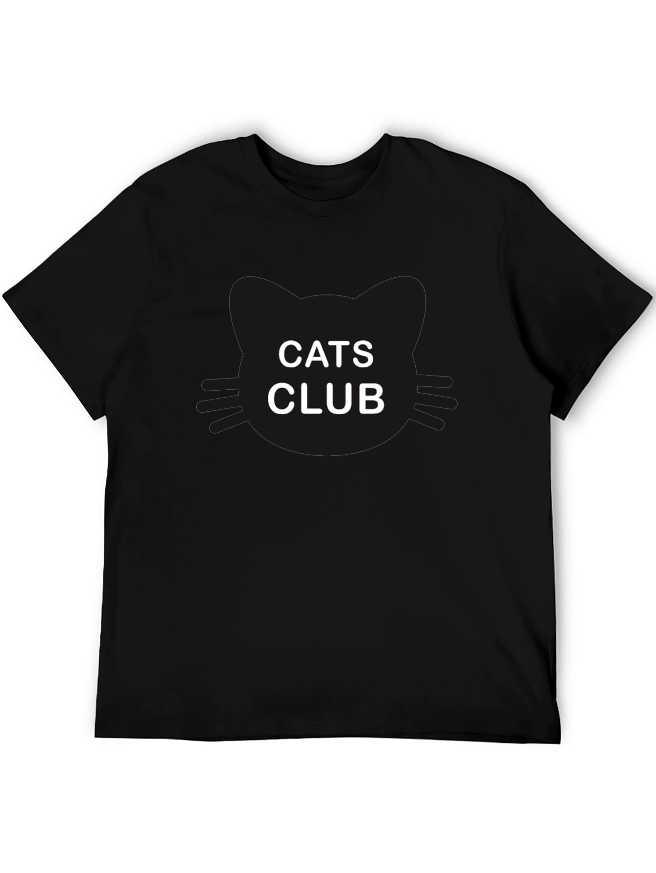 Cats Club Black T-Shirt