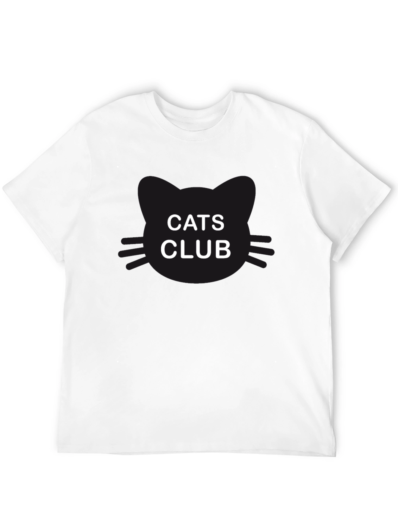 Cats Club Black T-Shirt