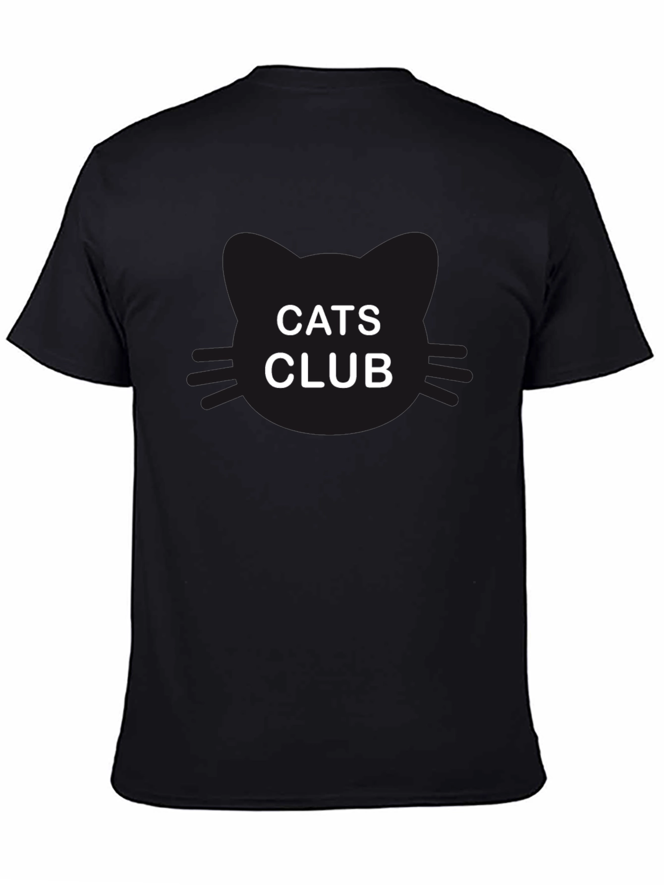 Cats Club Black T-Shirt