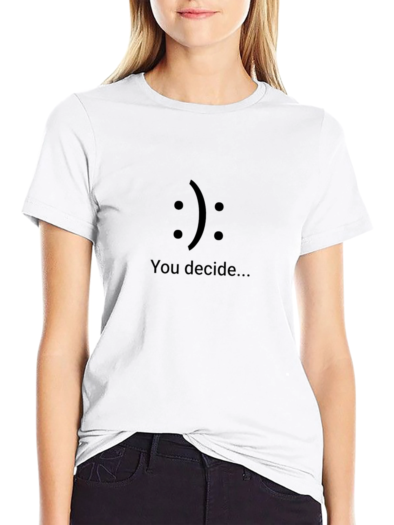 You Decide T-Shirt - Mens Black Graphic Tee
