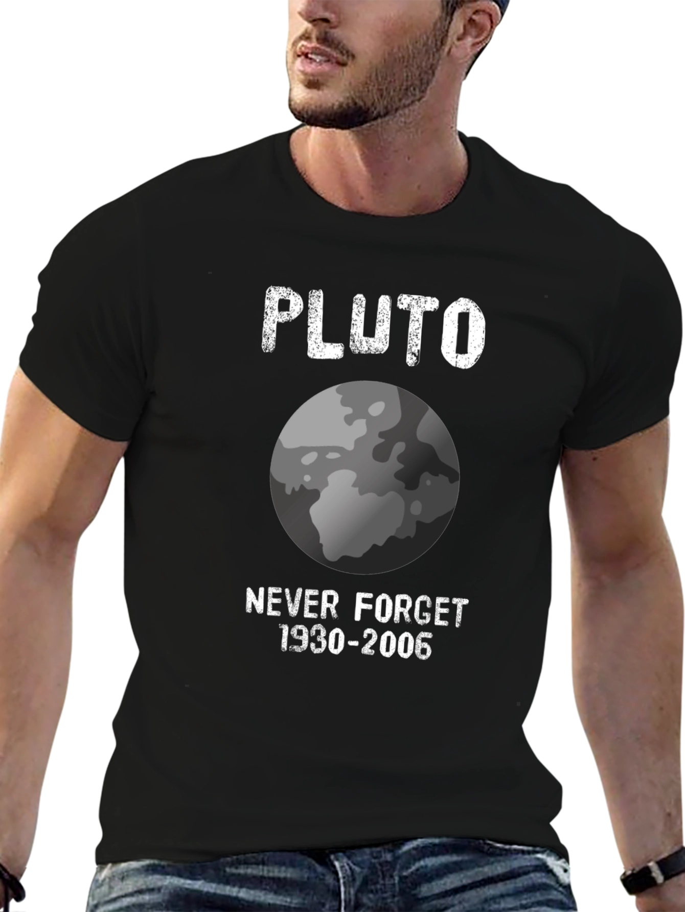 Pluto Never Forget T-Shirt Retro Design
