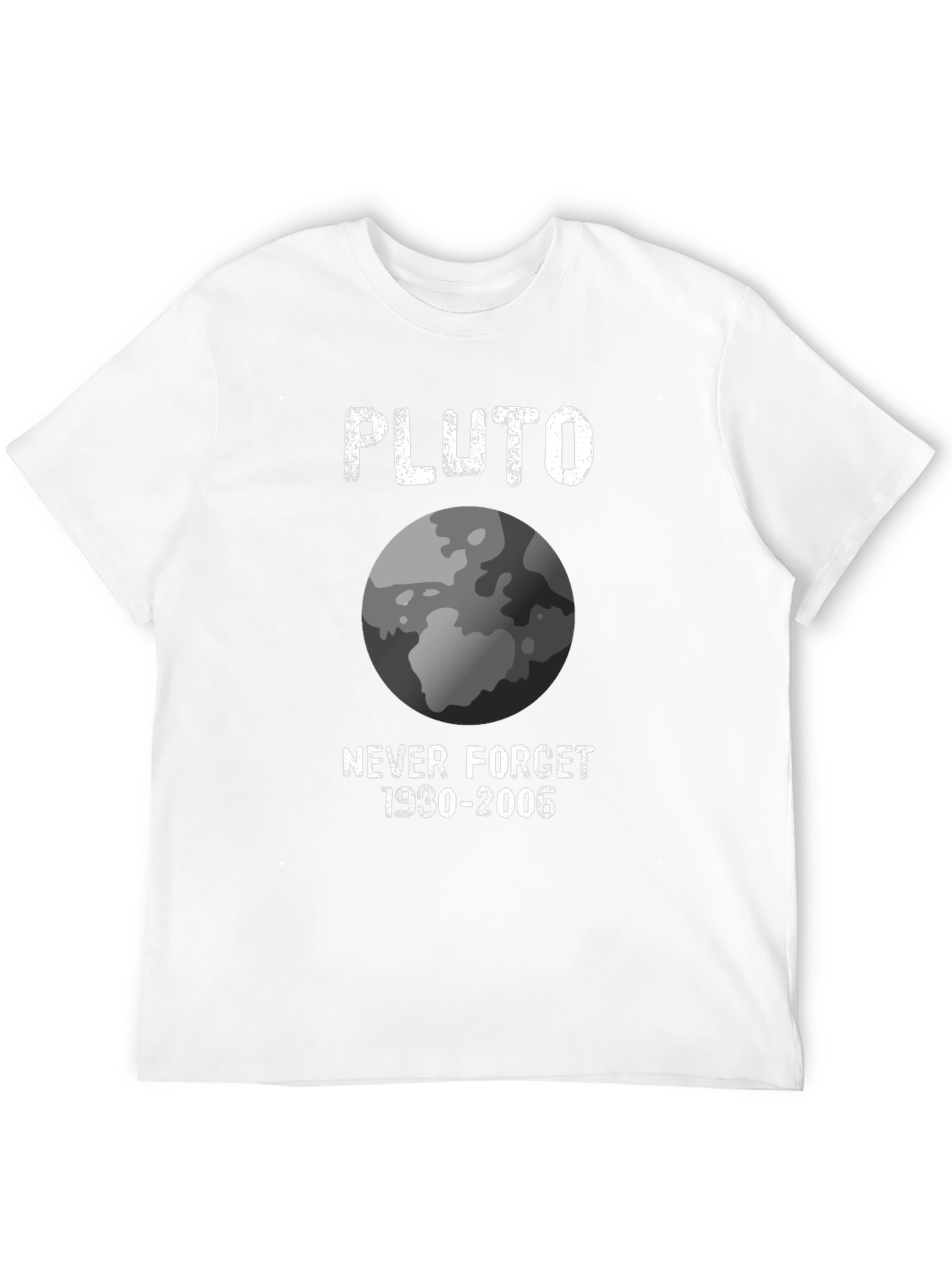 Pluto Never Forget T-Shirt Retro Design
