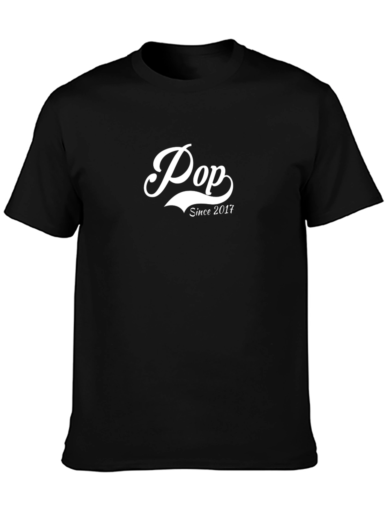 Pop Since 2017 Black Graphic Tee