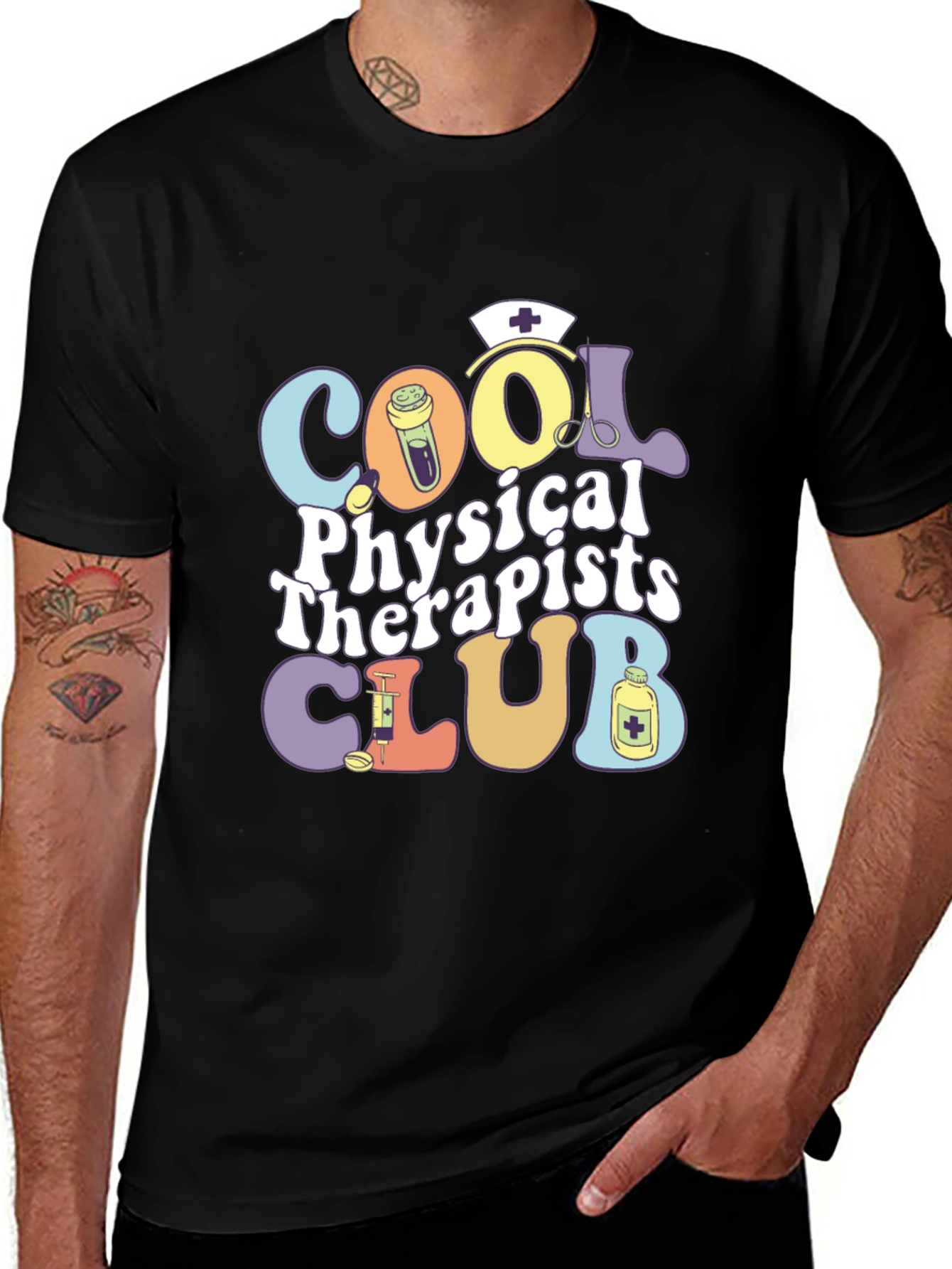 Cool Physical Therapists Club T-Shirt