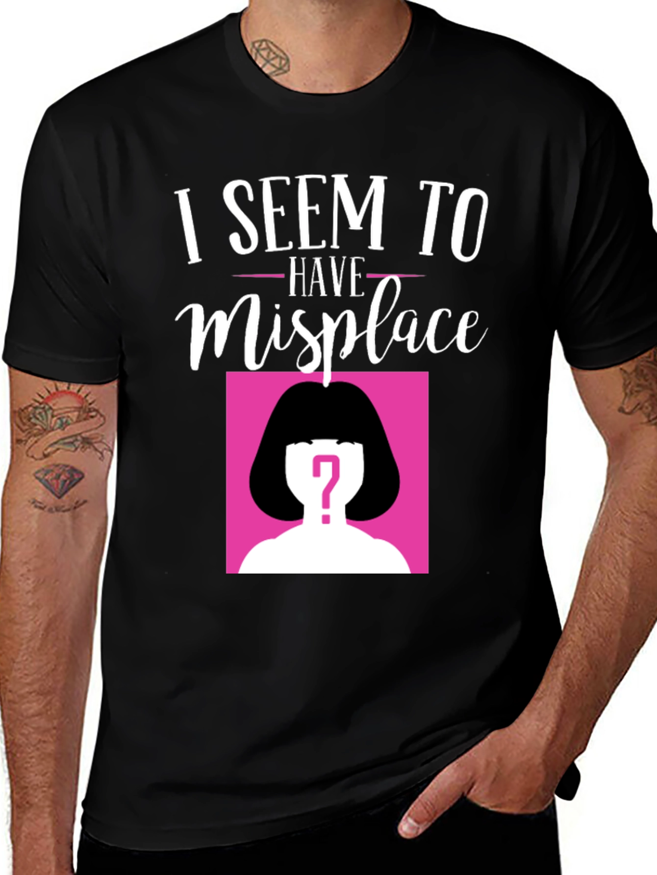 Misplaced Head T-Shirt - Funny Novelty Tee