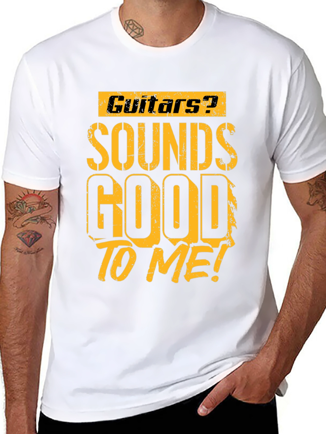 Guitars? Sounds Good To Me! Graphic T-Shirt