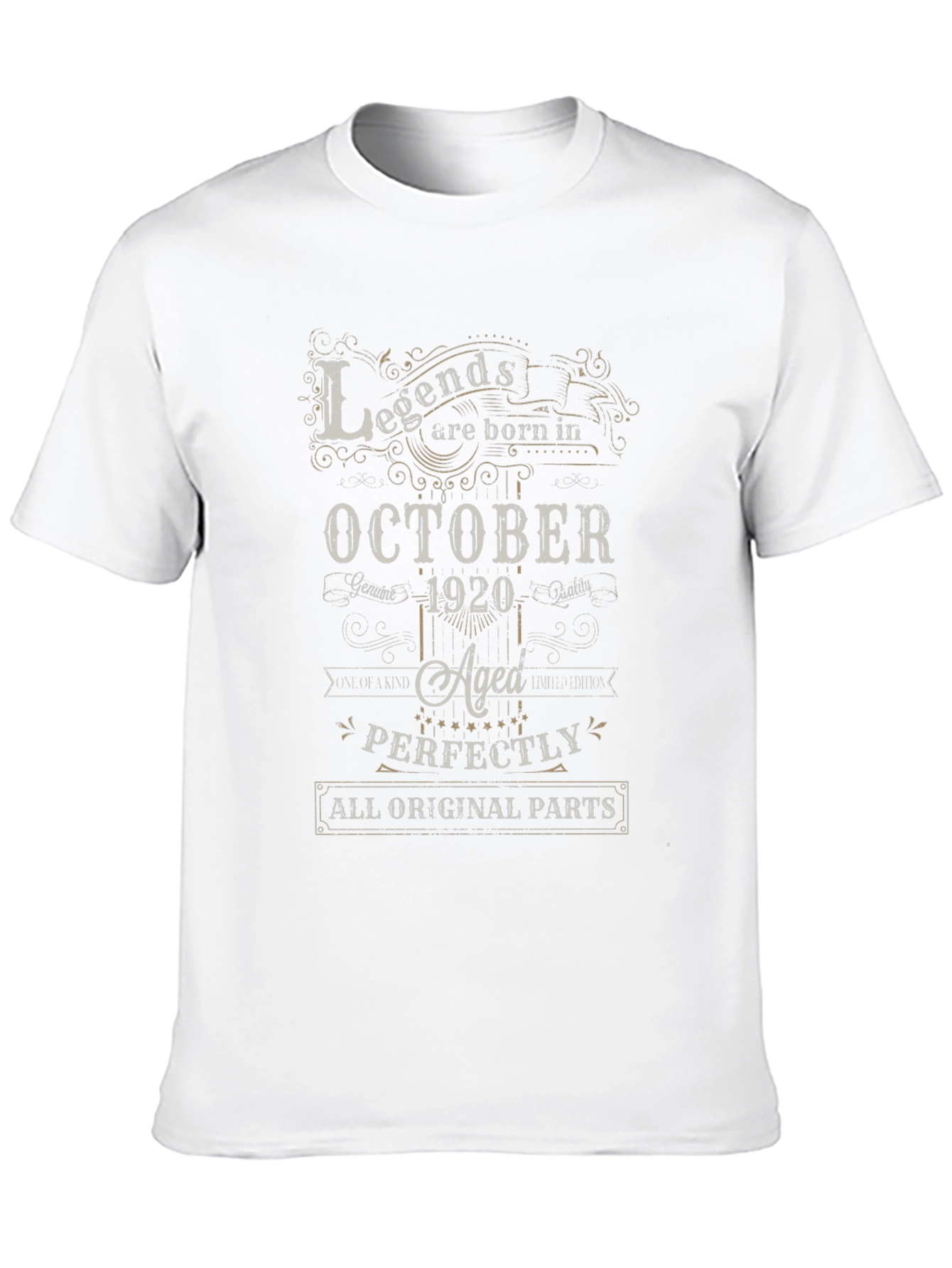 Legends Born in October 1920 T-Shirt