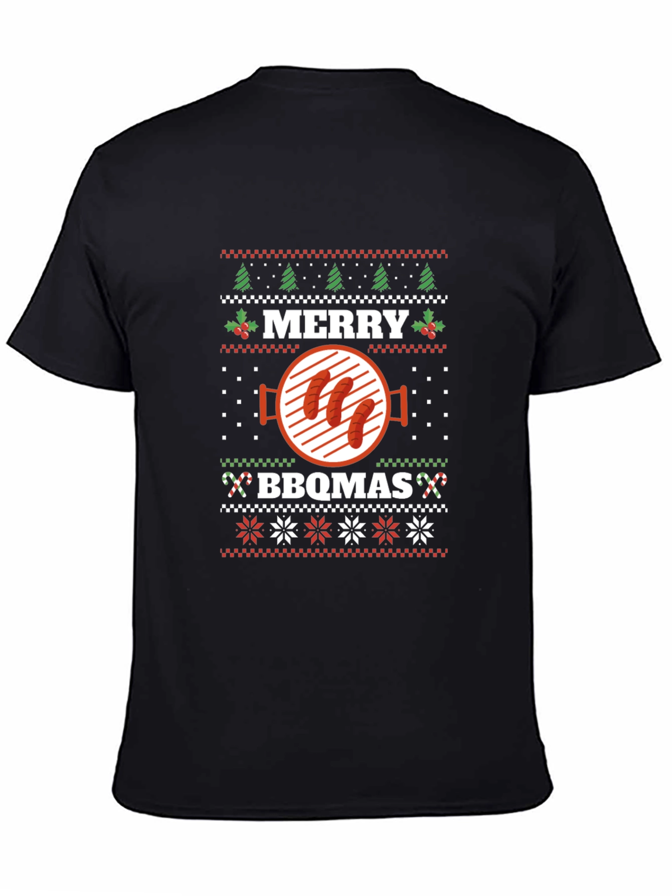 Merry BBQmas Ugly Christmas T-Shirt