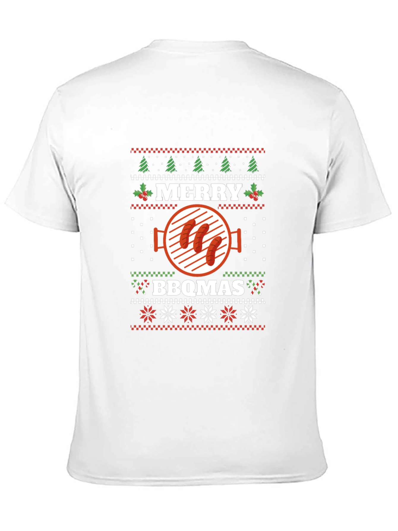 Merry BBQmas Ugly Christmas T-Shirt