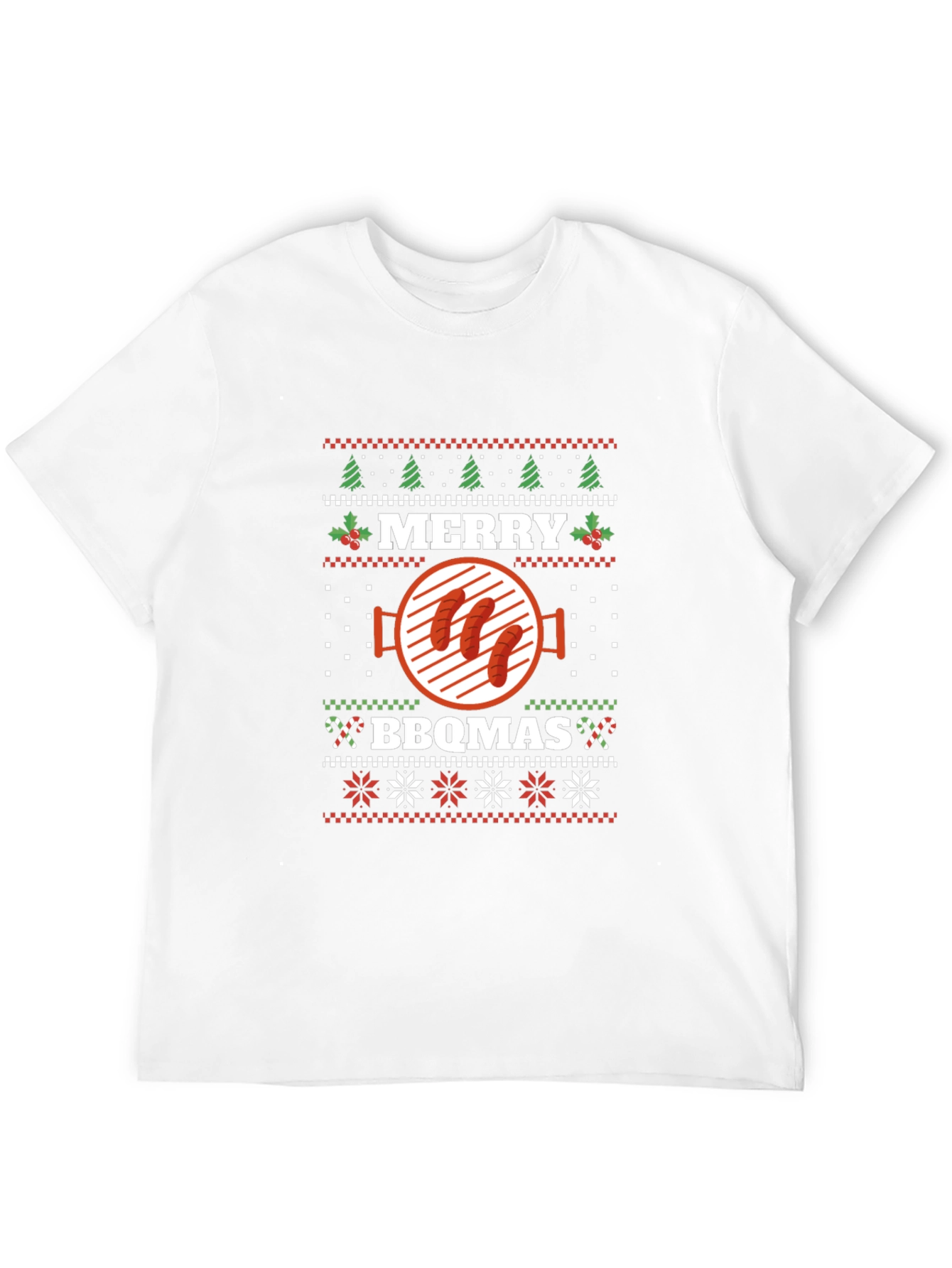 Merry BBQmas Ugly Christmas T-Shirt