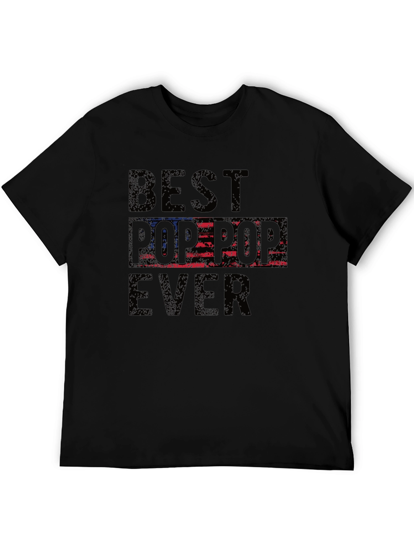 Best Pop-Pop Ever T-Shirt - USA Flag