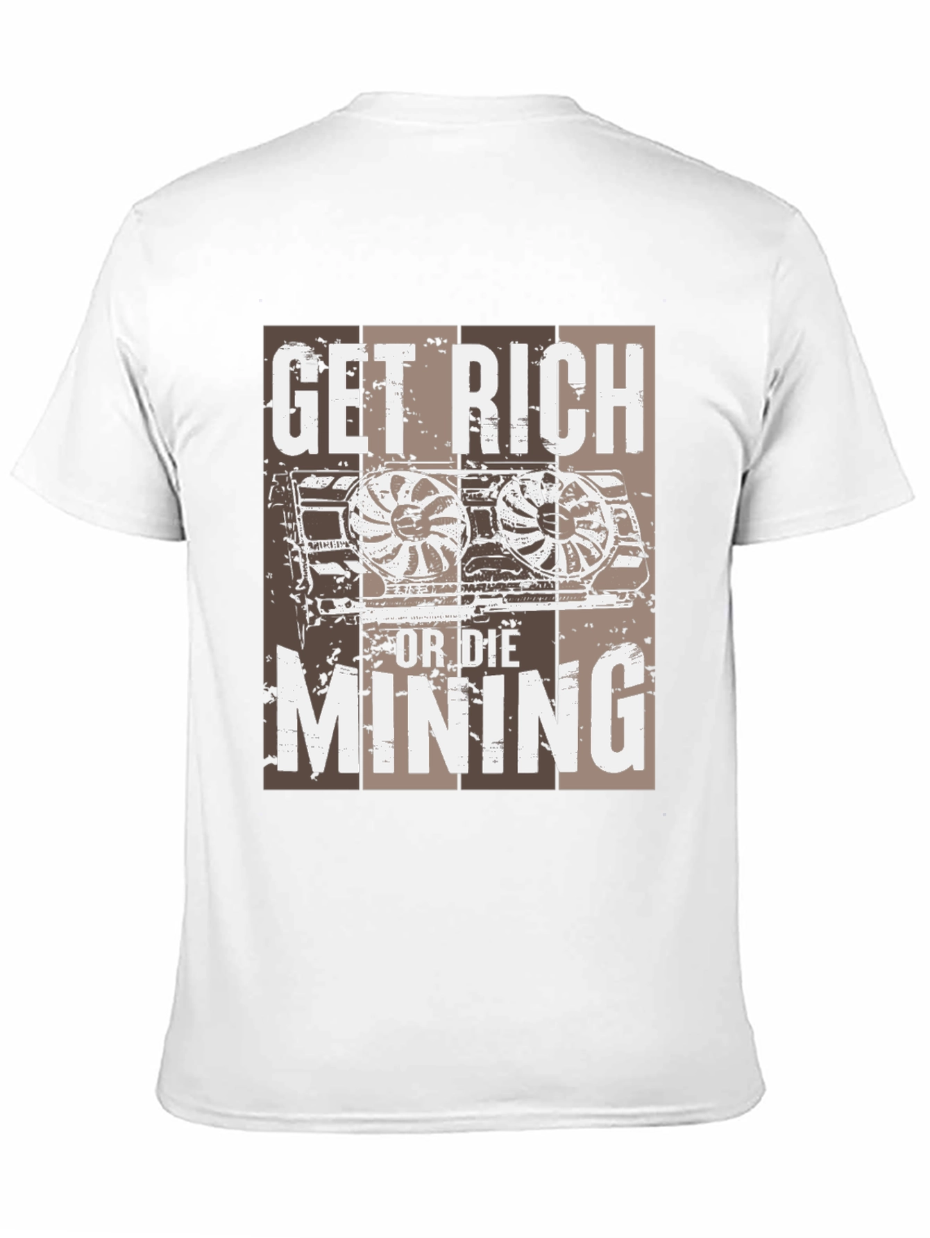 Get Rich or Die Mining T-Shirt