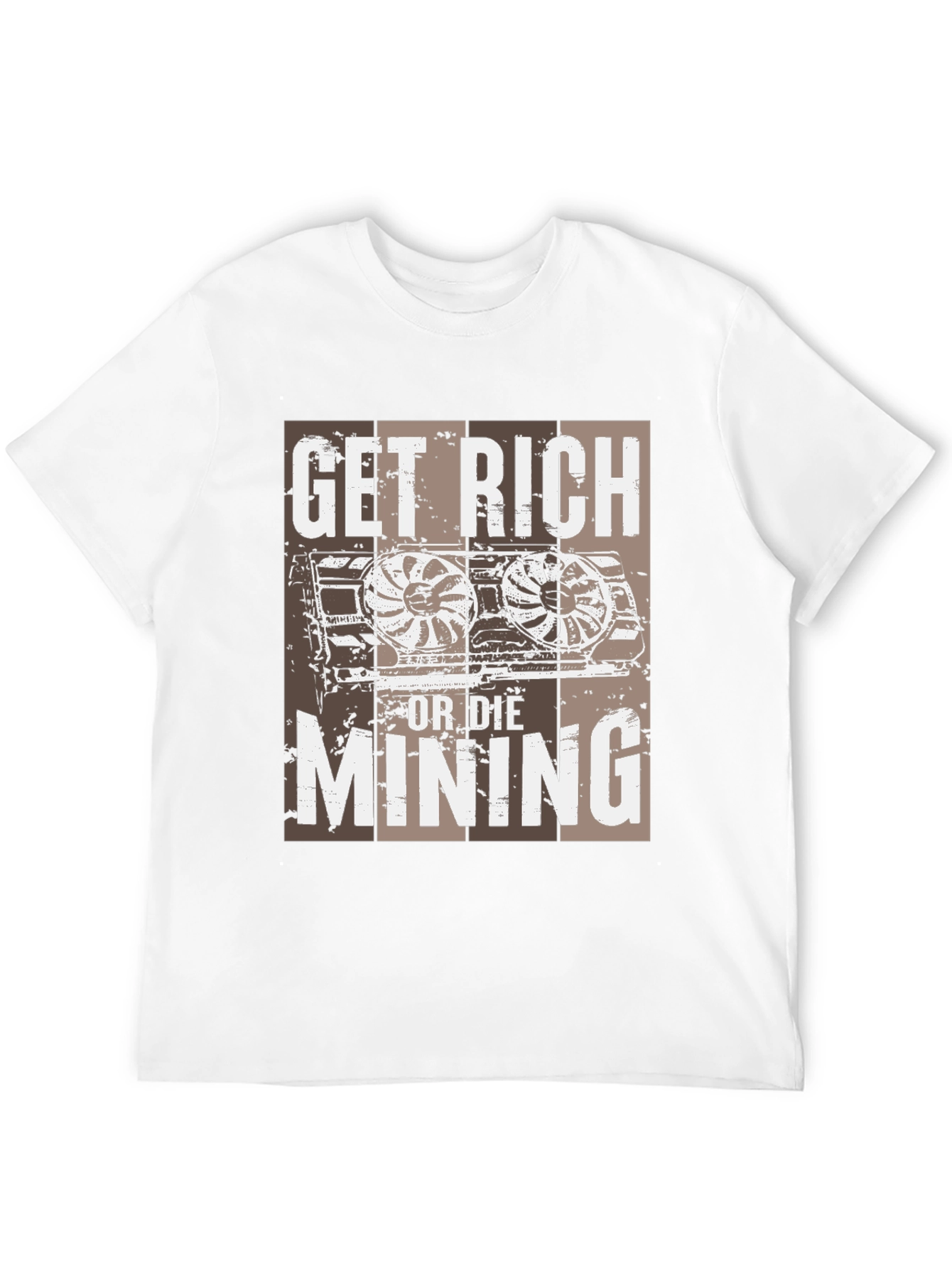 Get Rich or Die Mining T-Shirt